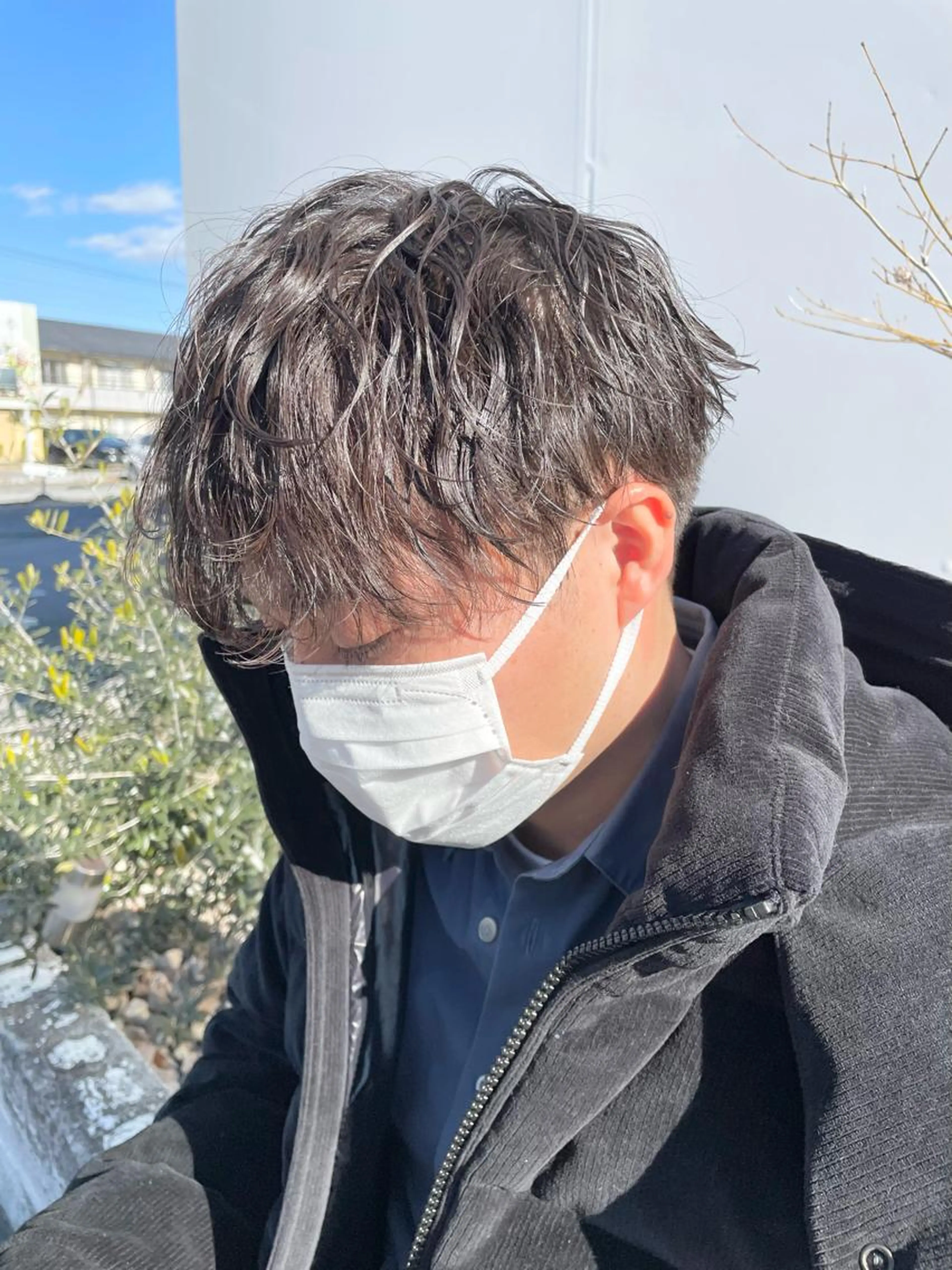 男性限定✨カット+波巻きパーマ+トリートメント　今話題の波巻きパーマでかっこよくします！ツイストスパイラルも可能⭕️の写真