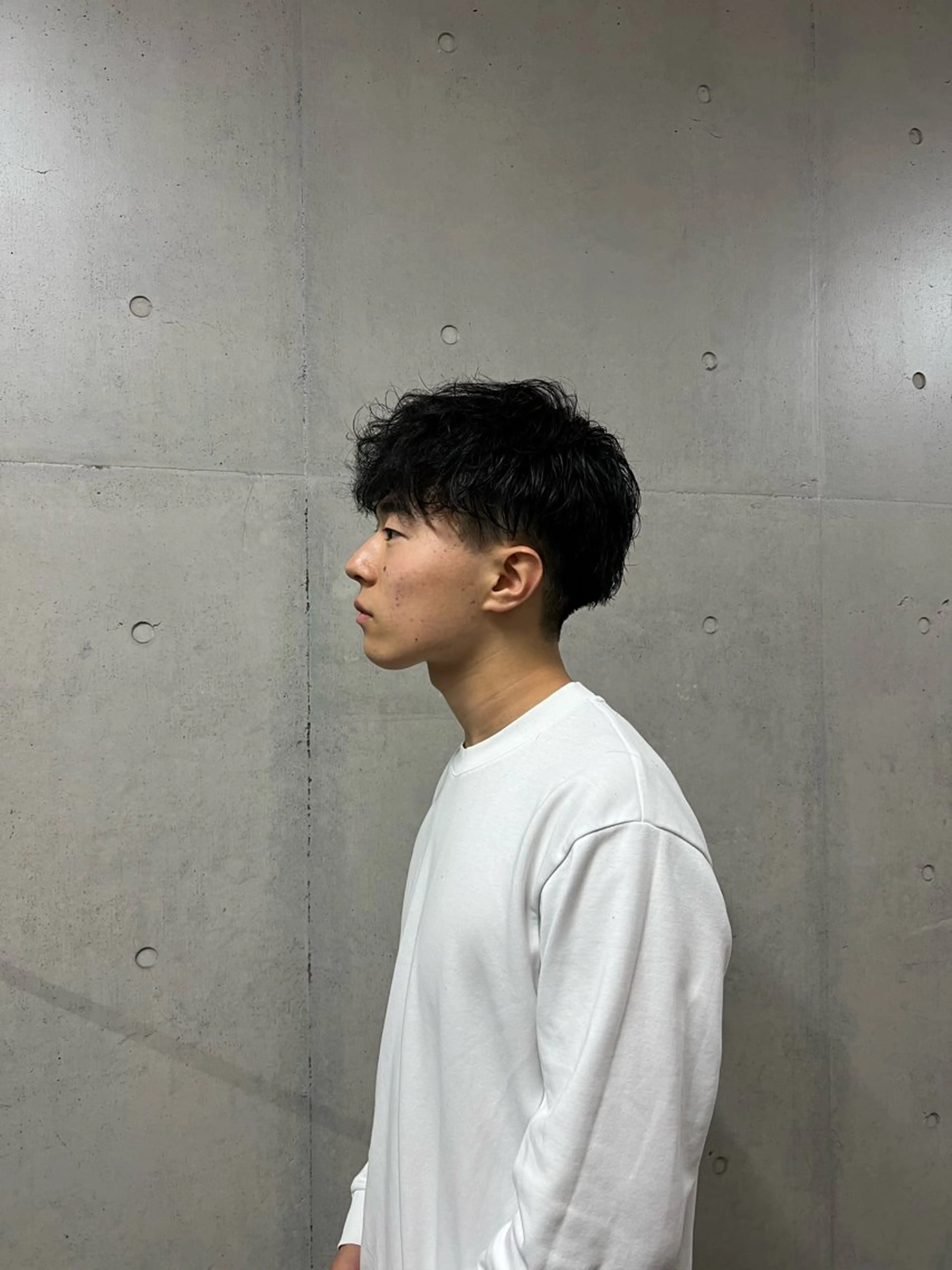 ショート オオエ トア／カラー／パーマのヘアスタイル