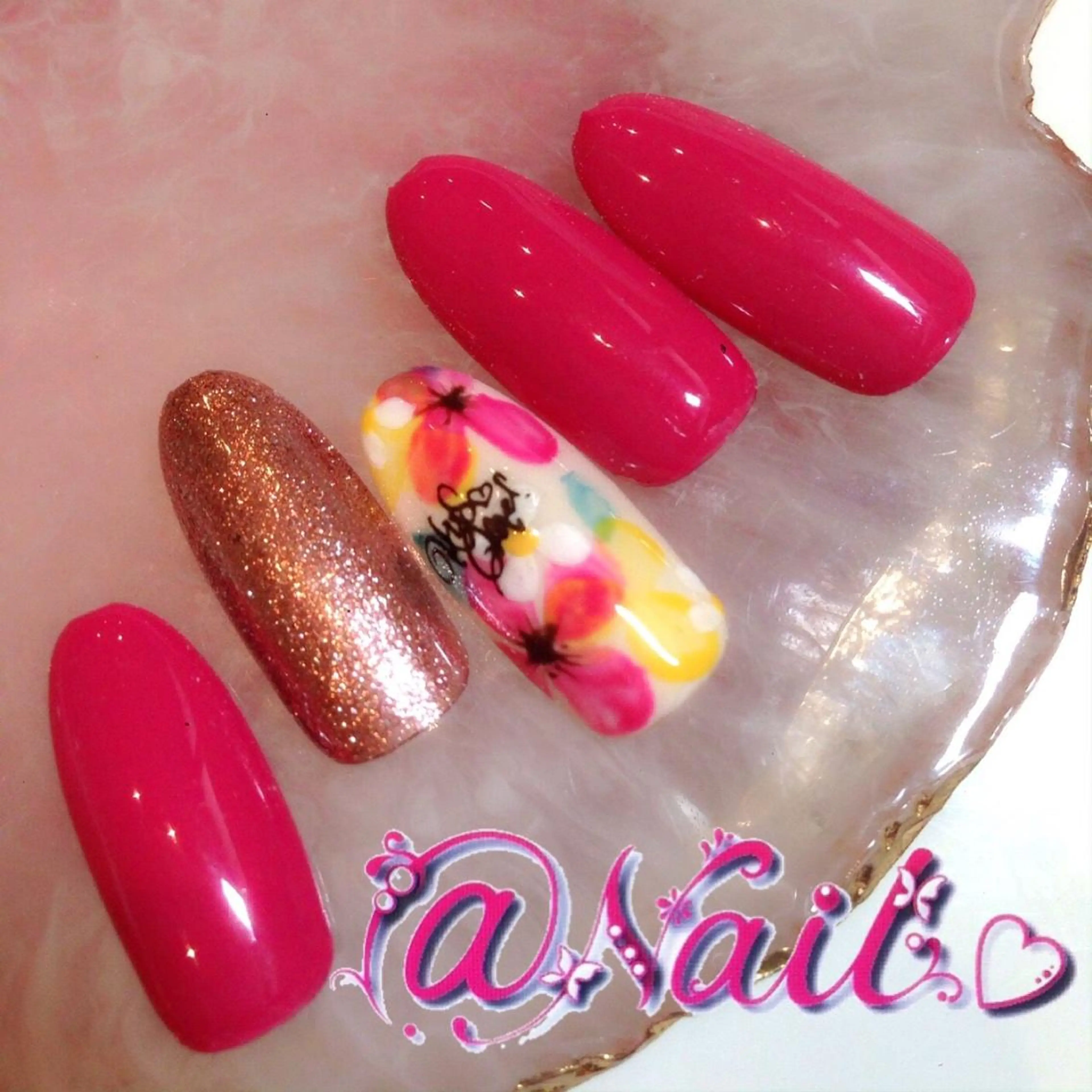 ネイル ネイルチップ 小尾 栞のネイルデザイン