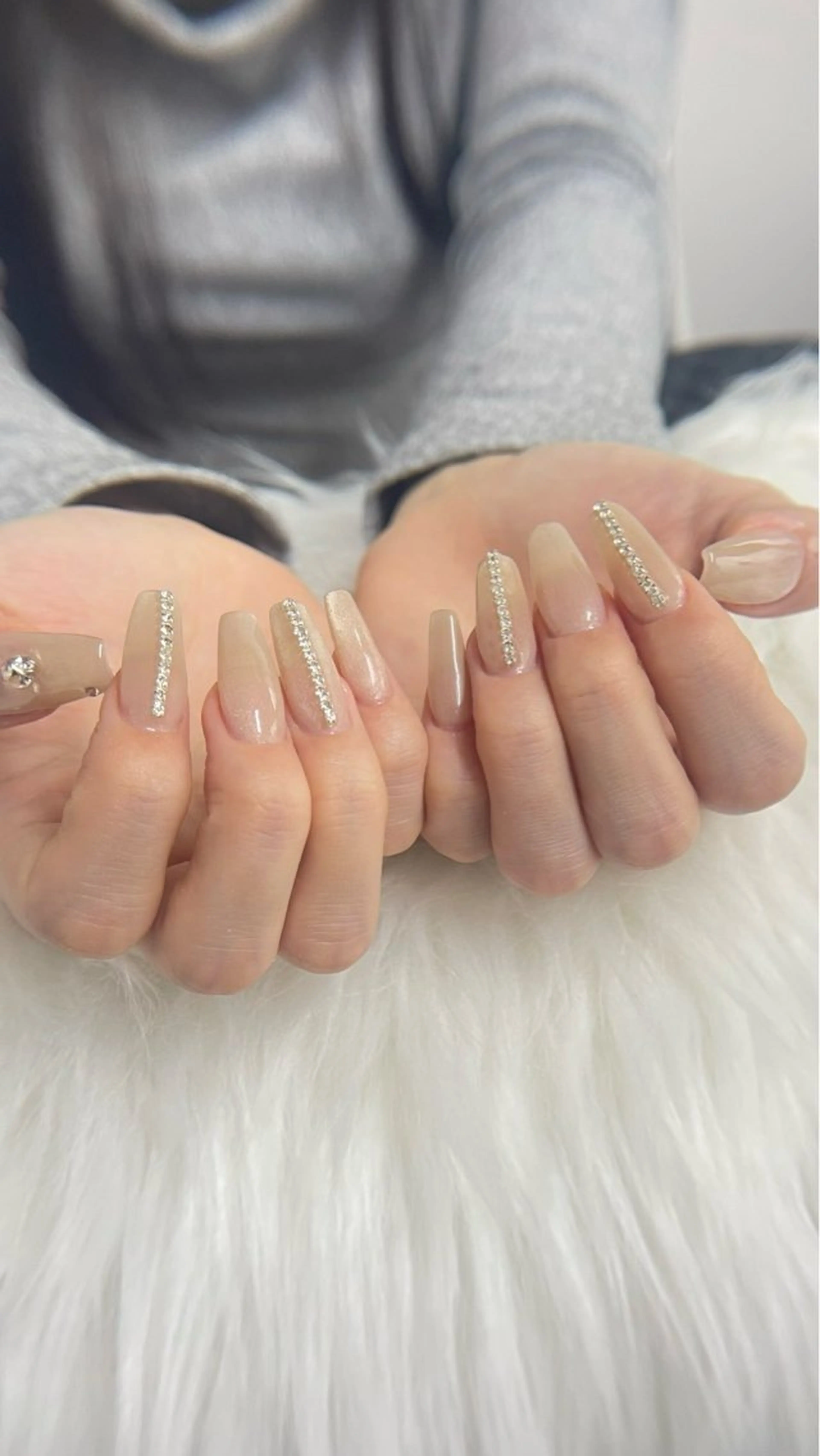 ネイル チークネイル 桜ネイル 長さ出し フットネイル ジェルネイル ハンドネイル XIINH NAIL SALONのネイルデザイン