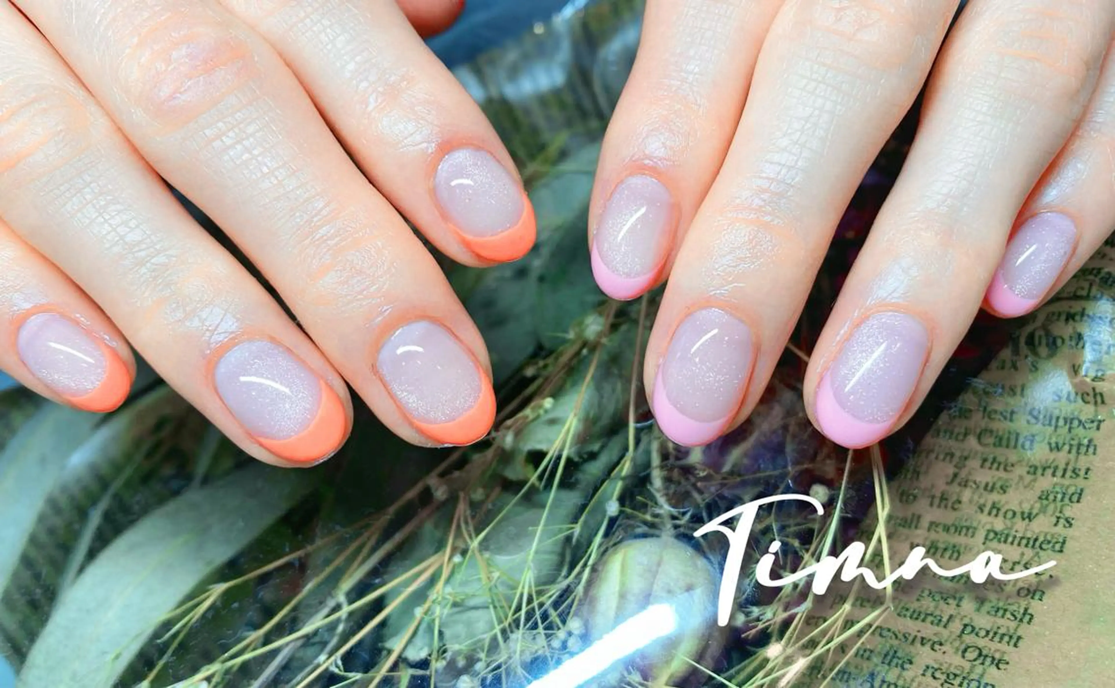 ショート ハンドネイル NAILSALON 🍔Timna🍟のネイルデザイン