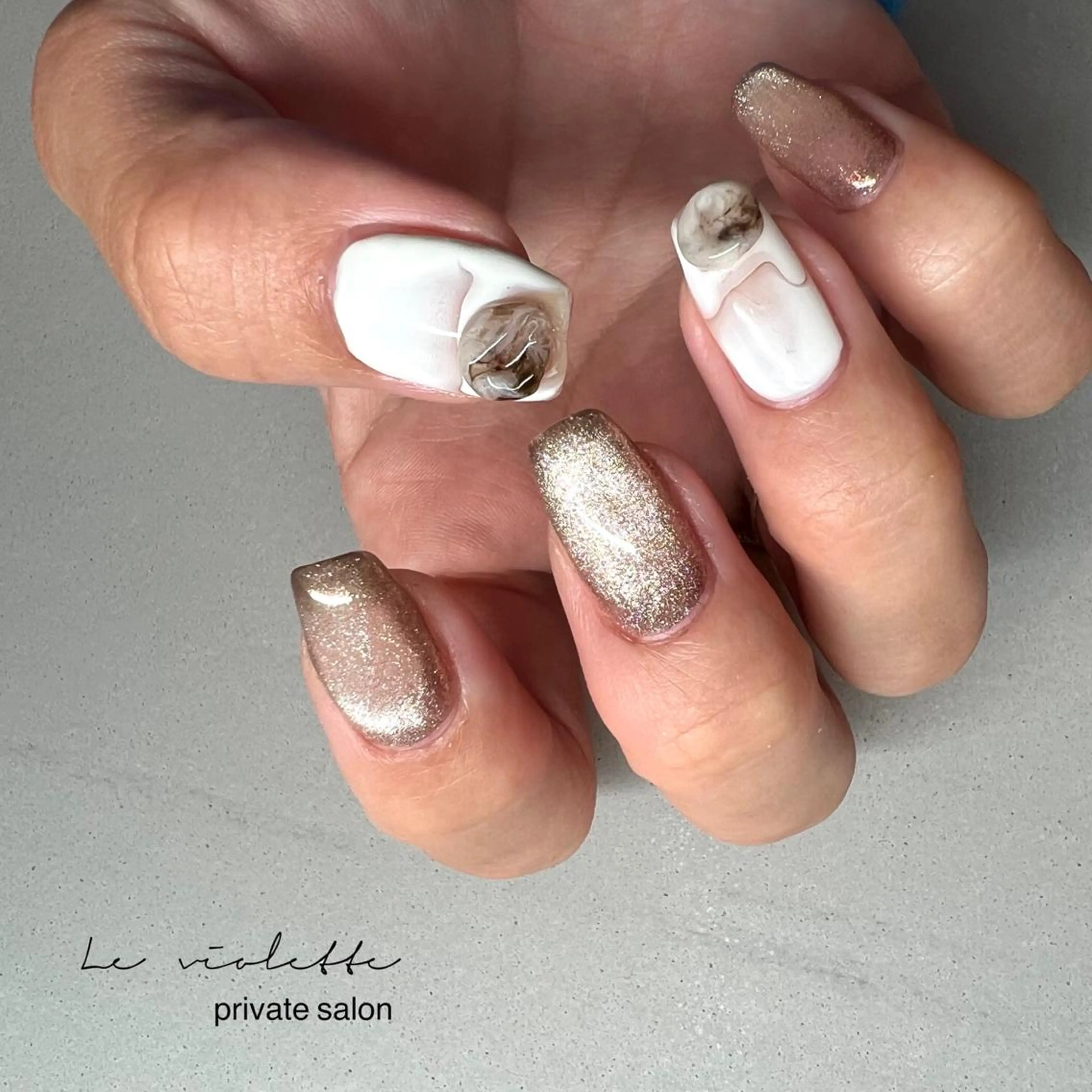 ネイル アートネイル ハンドネイル le violetteのネイルデザイン