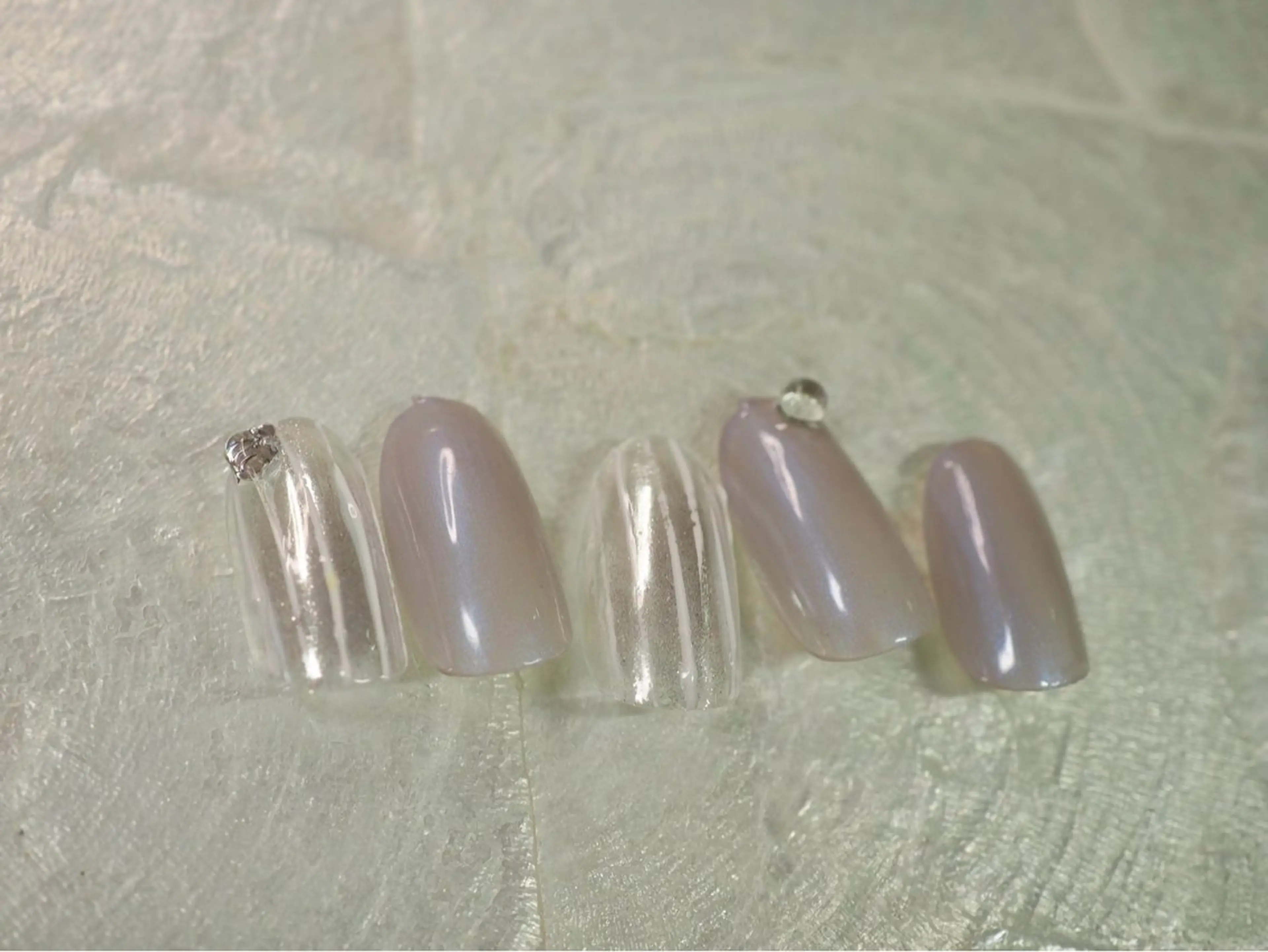 ネイル オーロラネイル 桜ネイル フラワーネイル フットネイル フレンチネイル ハンドネイル kikinail 溝の口のネイルデザイン