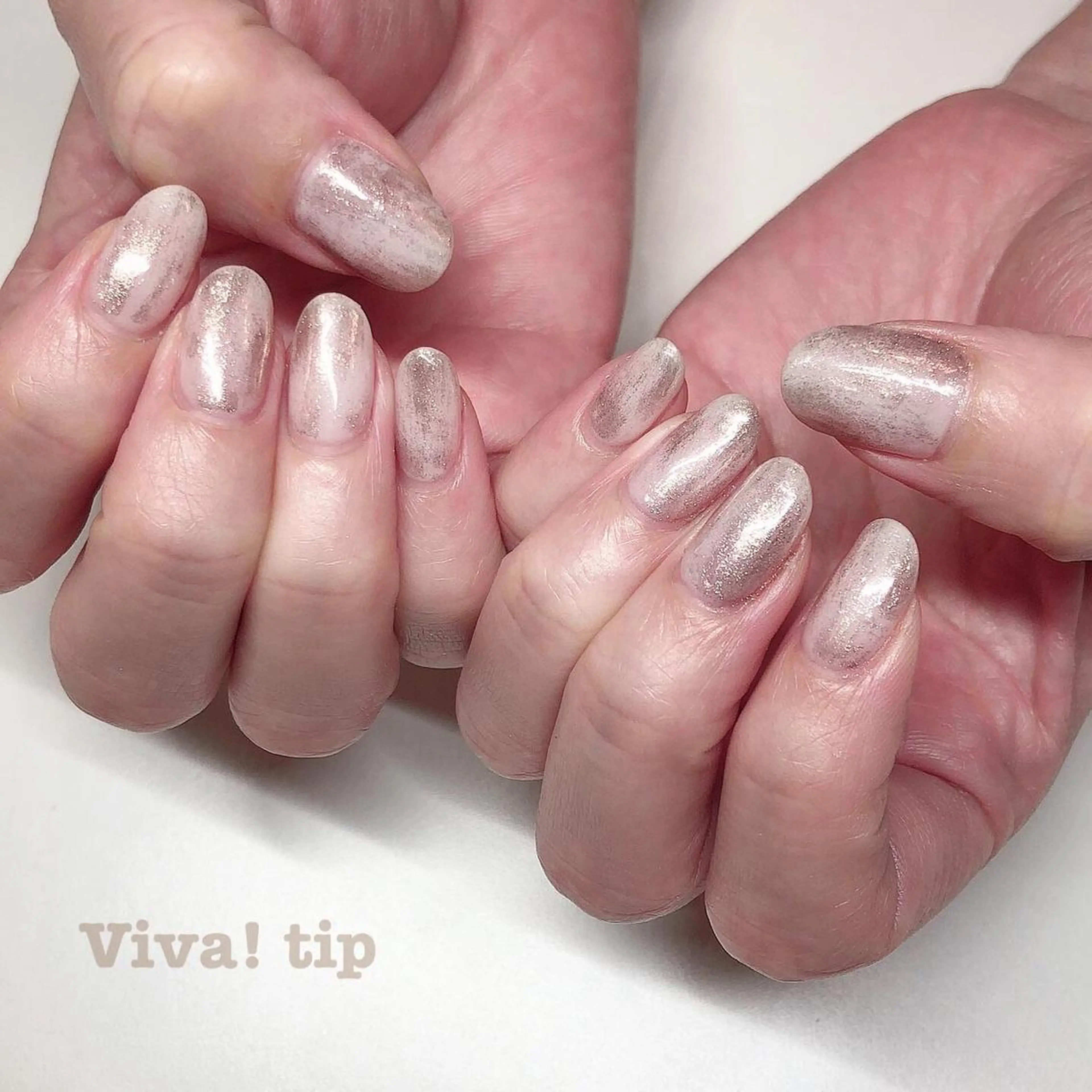 ネイル ミラーネイル Viva!tip ビバティップネイルのネイルデザイン