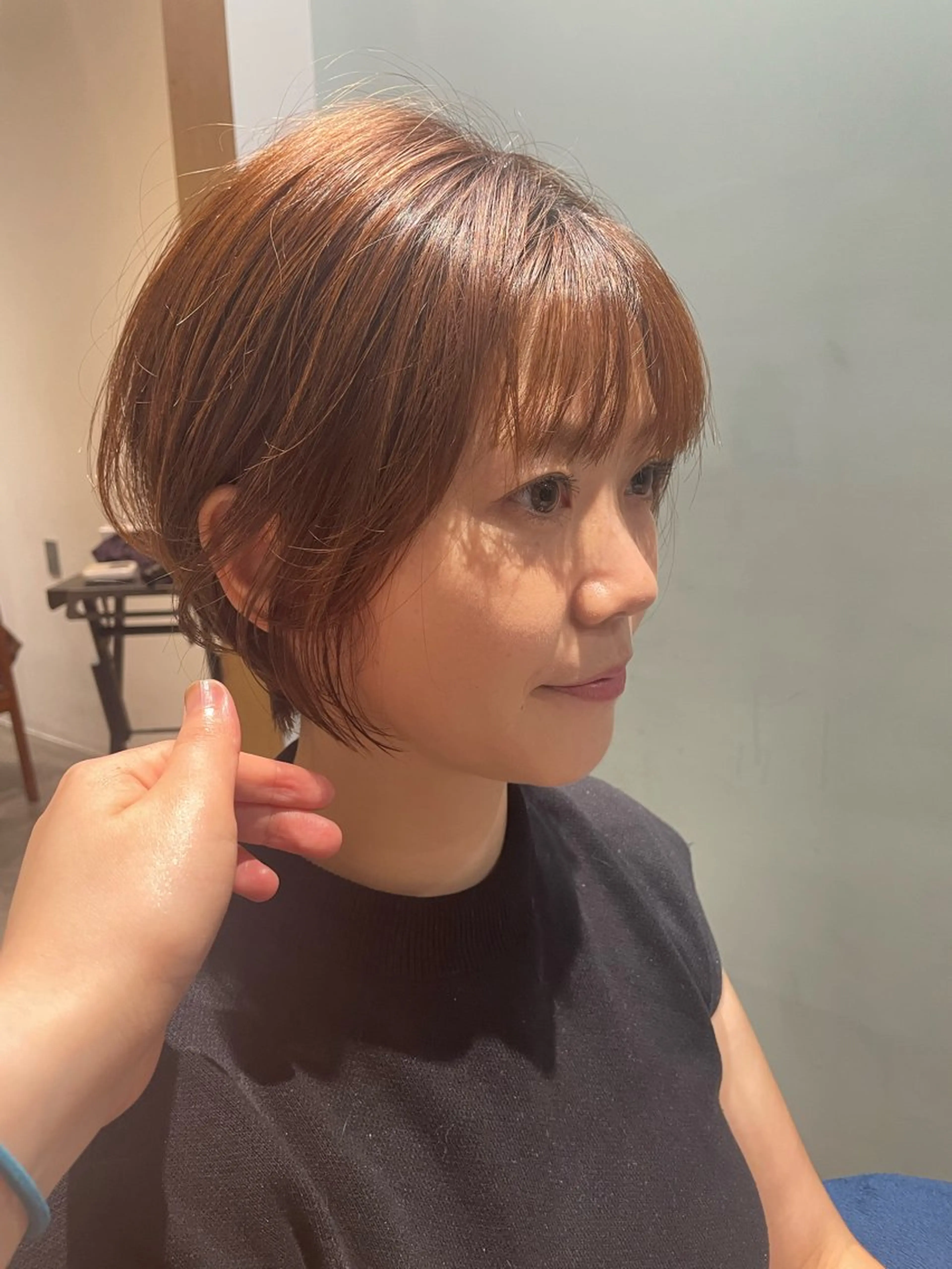 ショート ショートヘア くびれミディアム/似 合わせ/鎌倉/edAのヘアスタイル