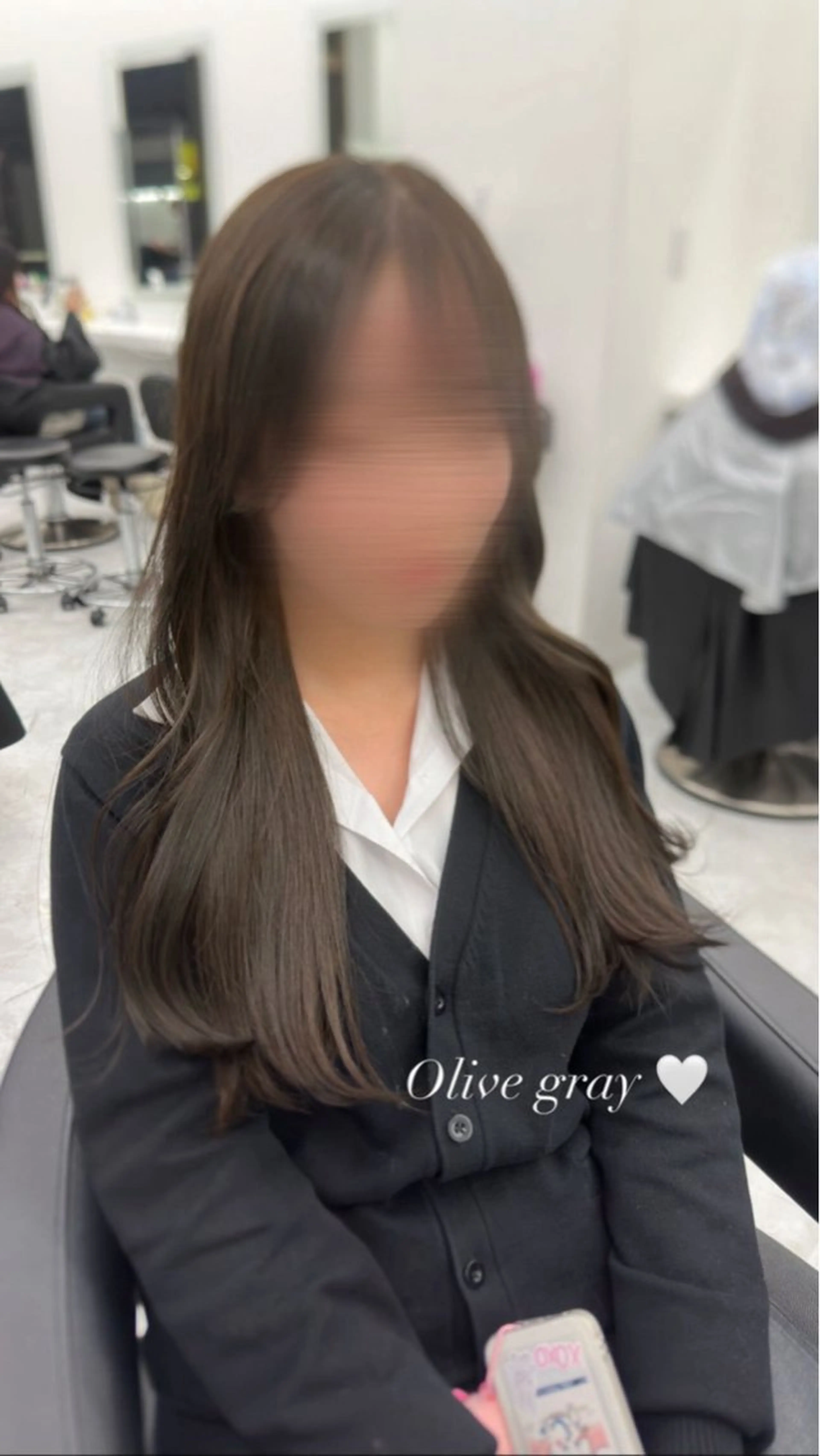 ロング カラー パーマ ヘアアレンジ メンズ キッズ ♥️韓国ヘア レイヤー♥️ゆりのヘアスタイル