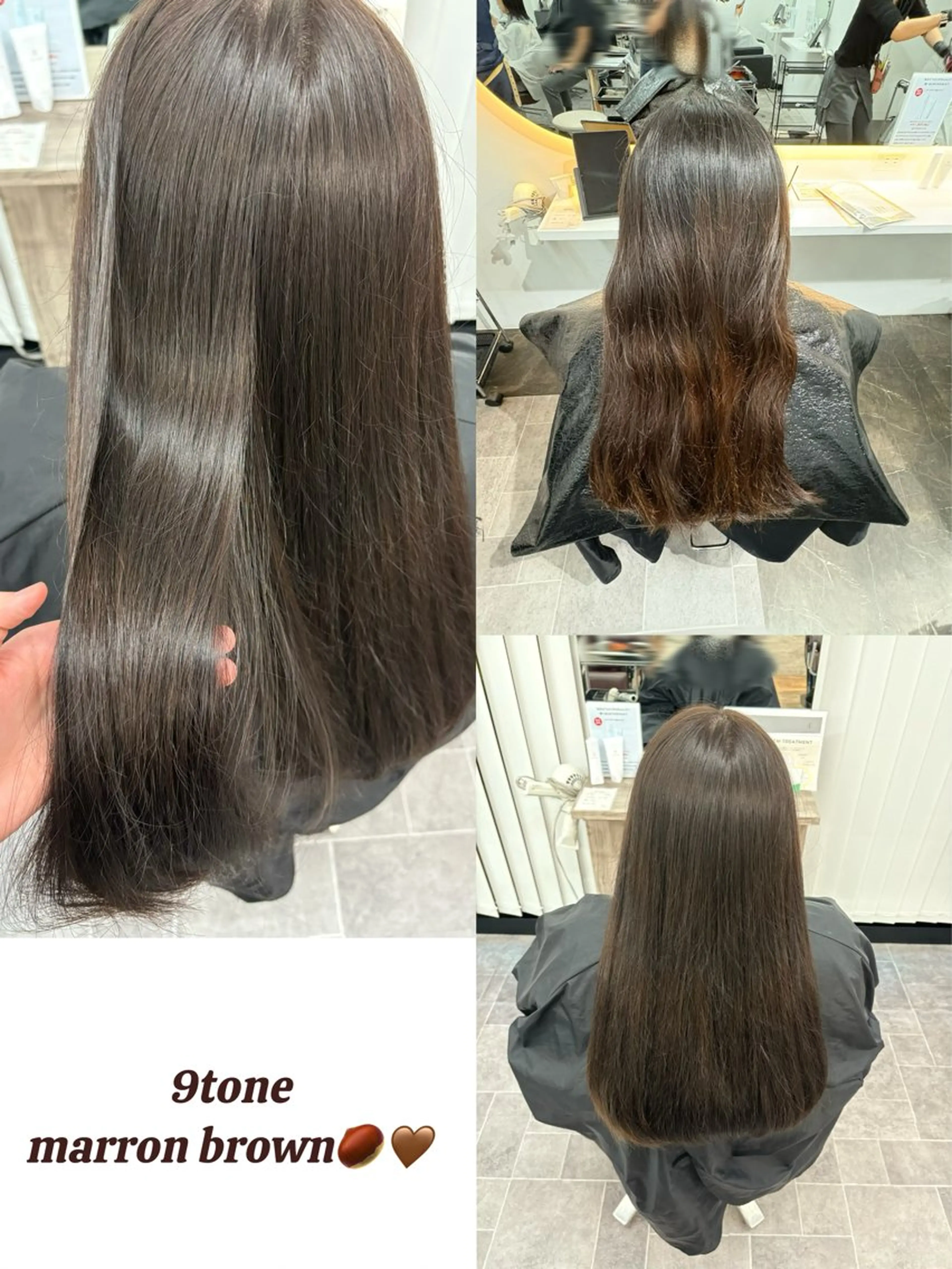 ◻️透明感カラー◻️艶カラーの写真