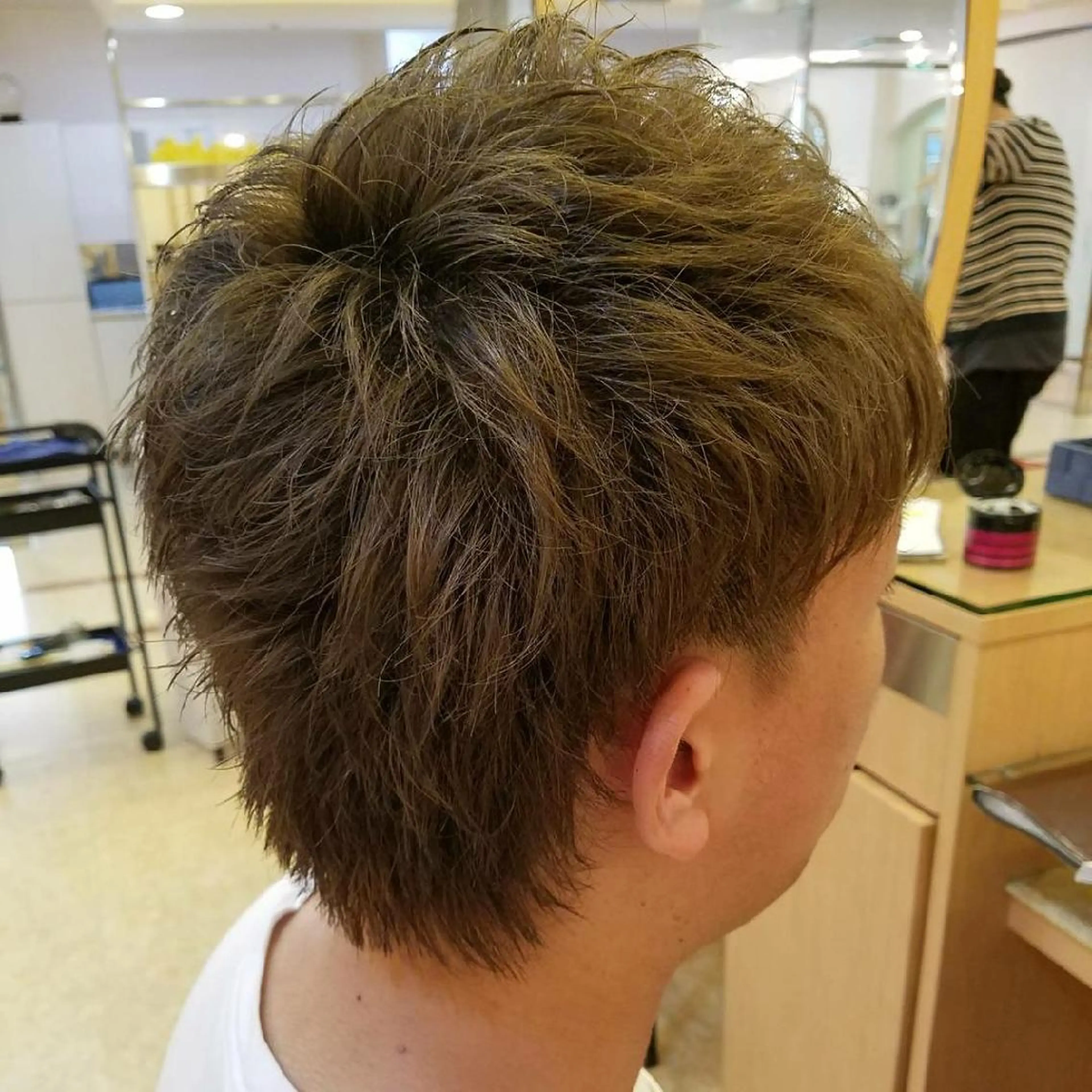 メンズ ショート EMANON名古屋所属・美谷添（ミヤゾエ） まどか大人ヘアサロンのヘアスタイル