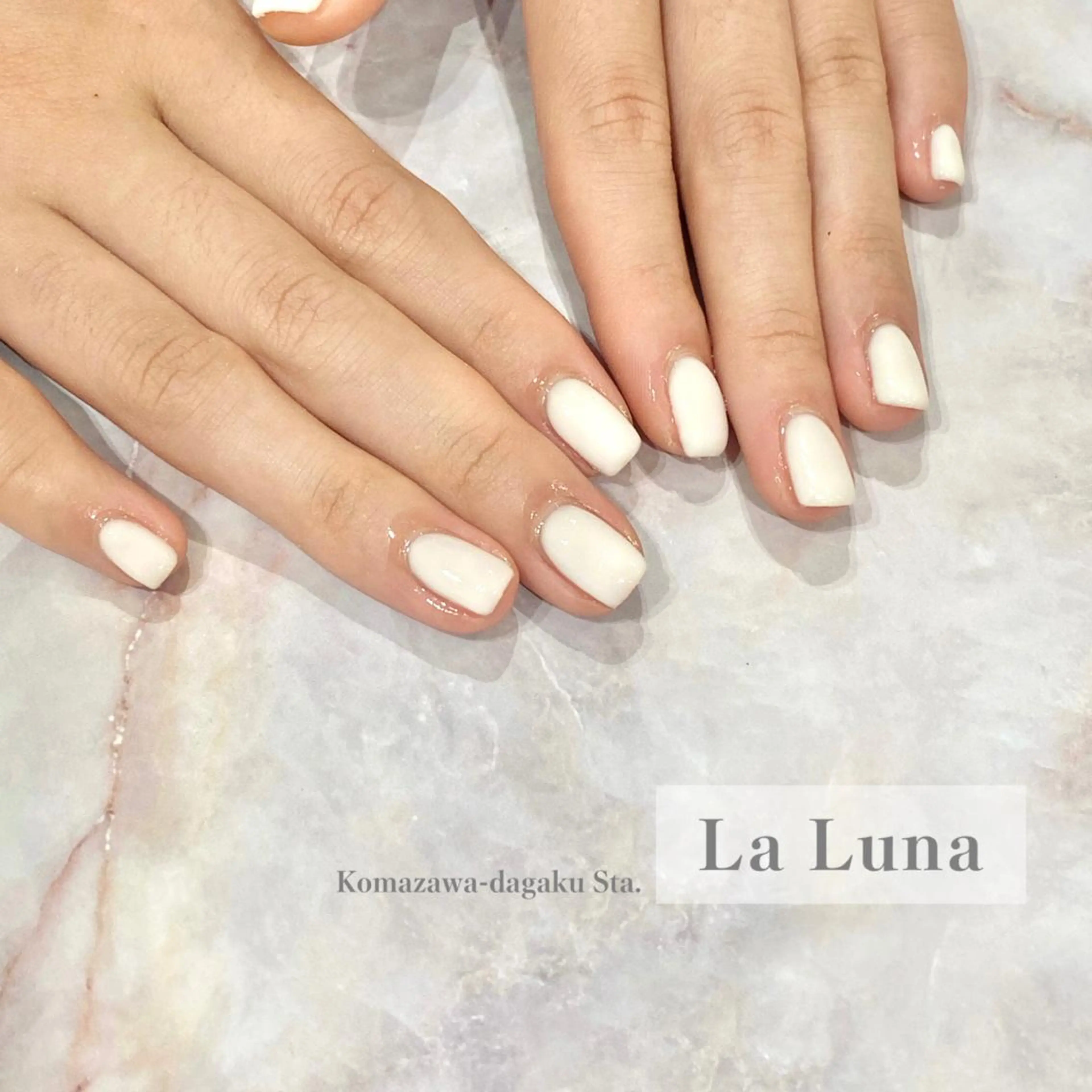 ネイル ワンカラーネイル LaLuna🌙 Natsukiのネイルデザイン