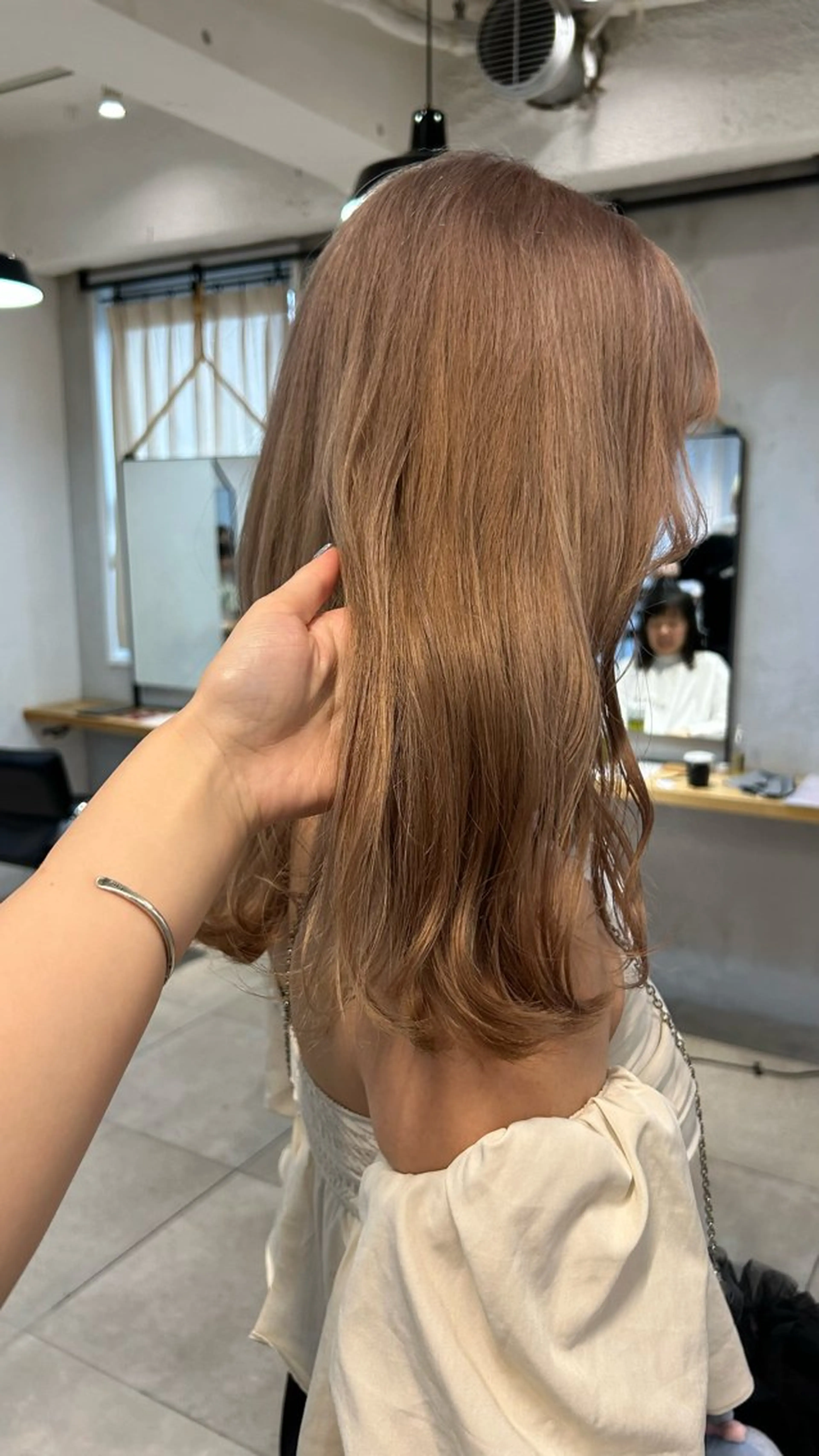 ミディアム カラー じゅわっと暖色カラー 🍊Moemiのヘアスタイル