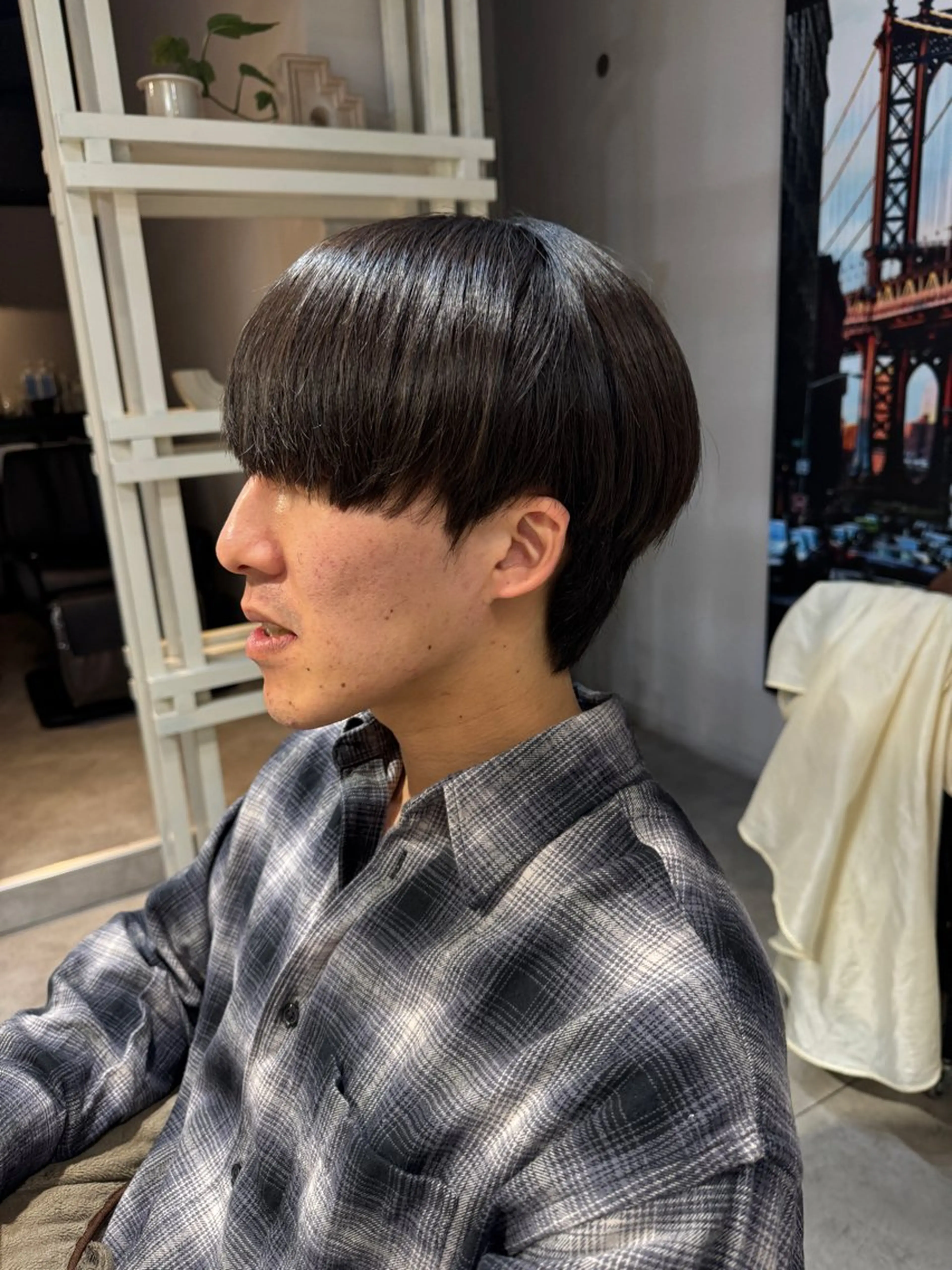 ミディアム メンズ 縮毛矯正 カット 縮毛矯正 トリートメント Dxxxx III所属・似合う髪型が 分からない方へのヘアスタイル