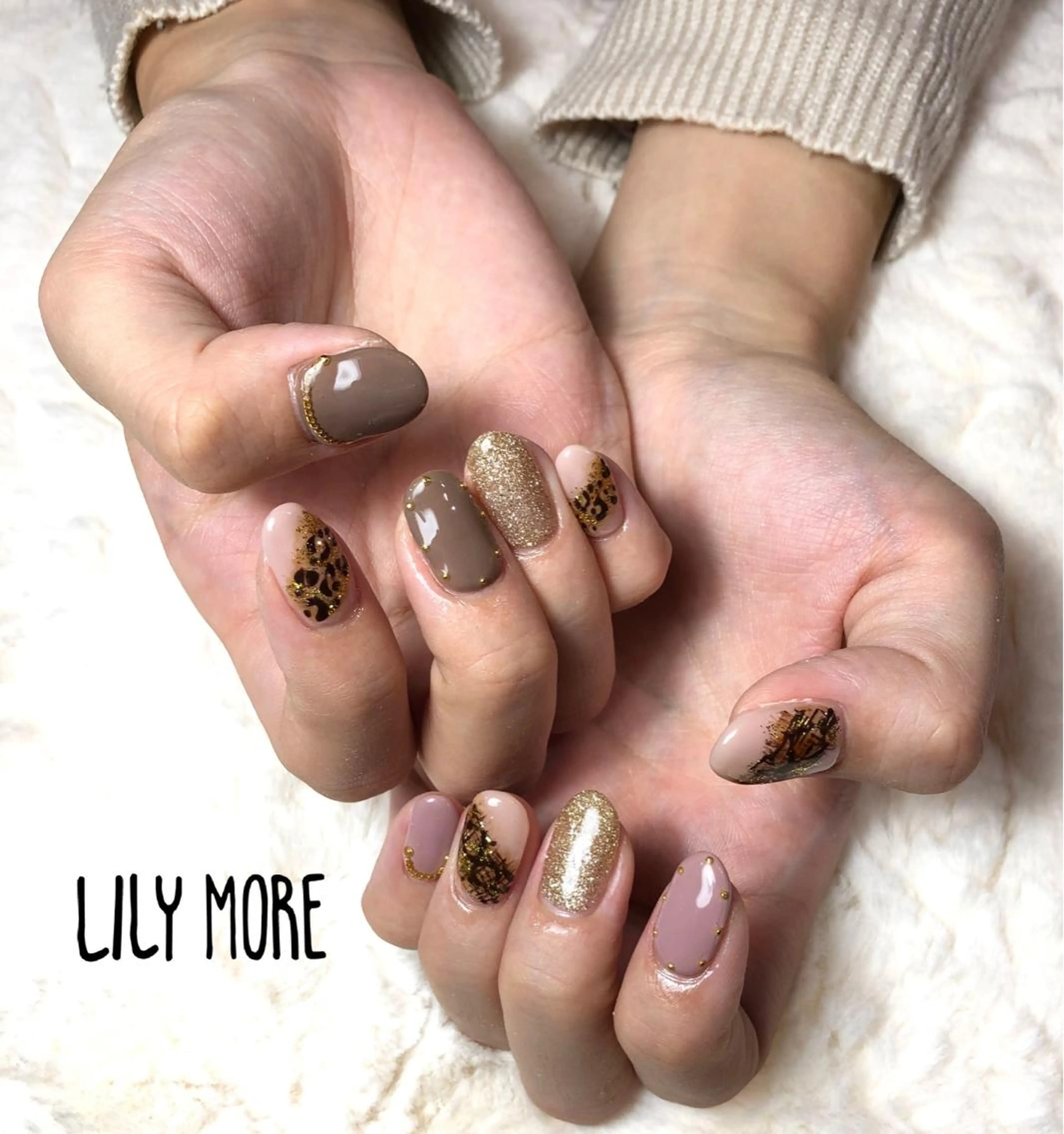 ネイル アニマル柄 Lily closetのネイルデザイン