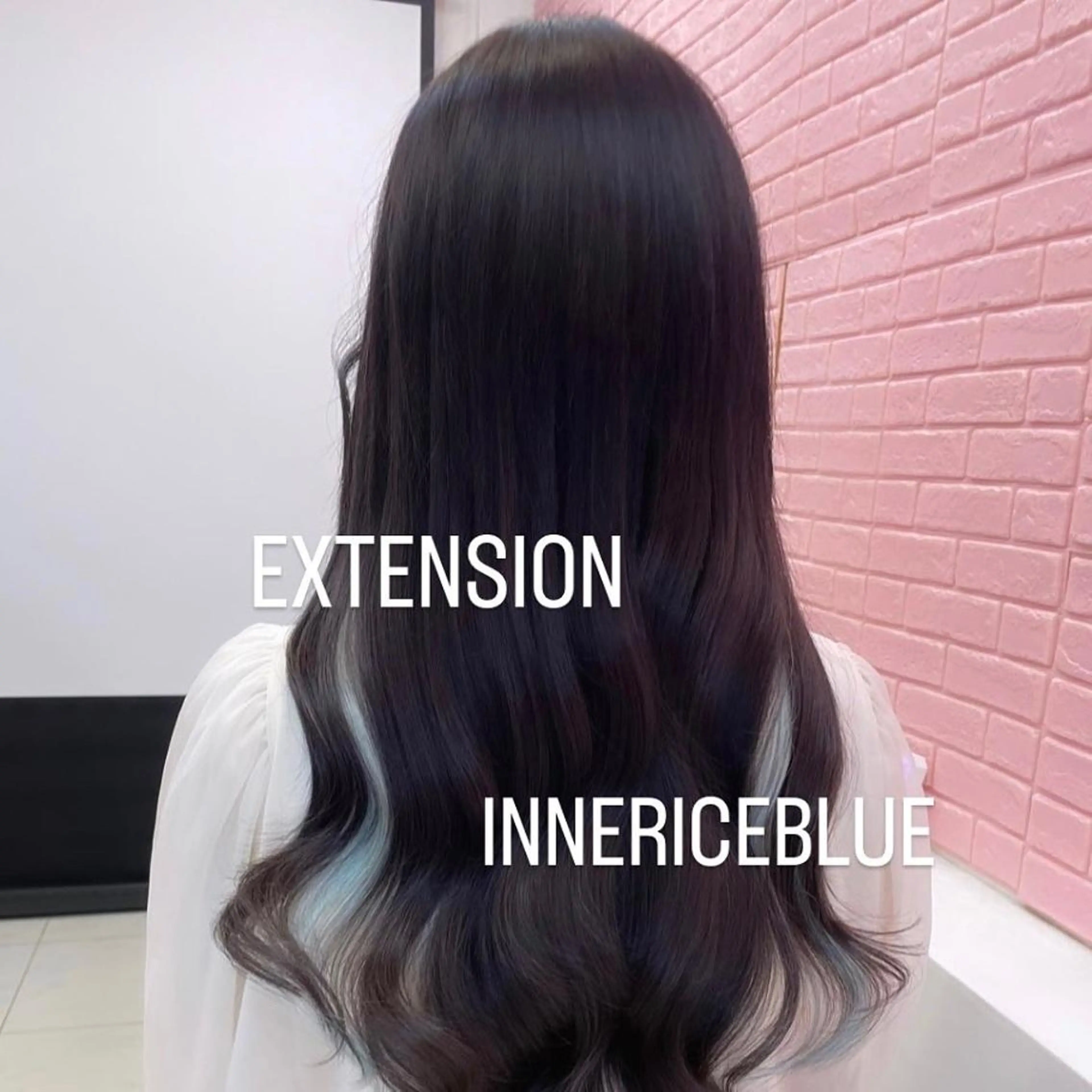 ロング カラー ヘアカラー エクステ エクステ🩵ブリーチ 韓国ヘア🩵KAEのヘアスタイル