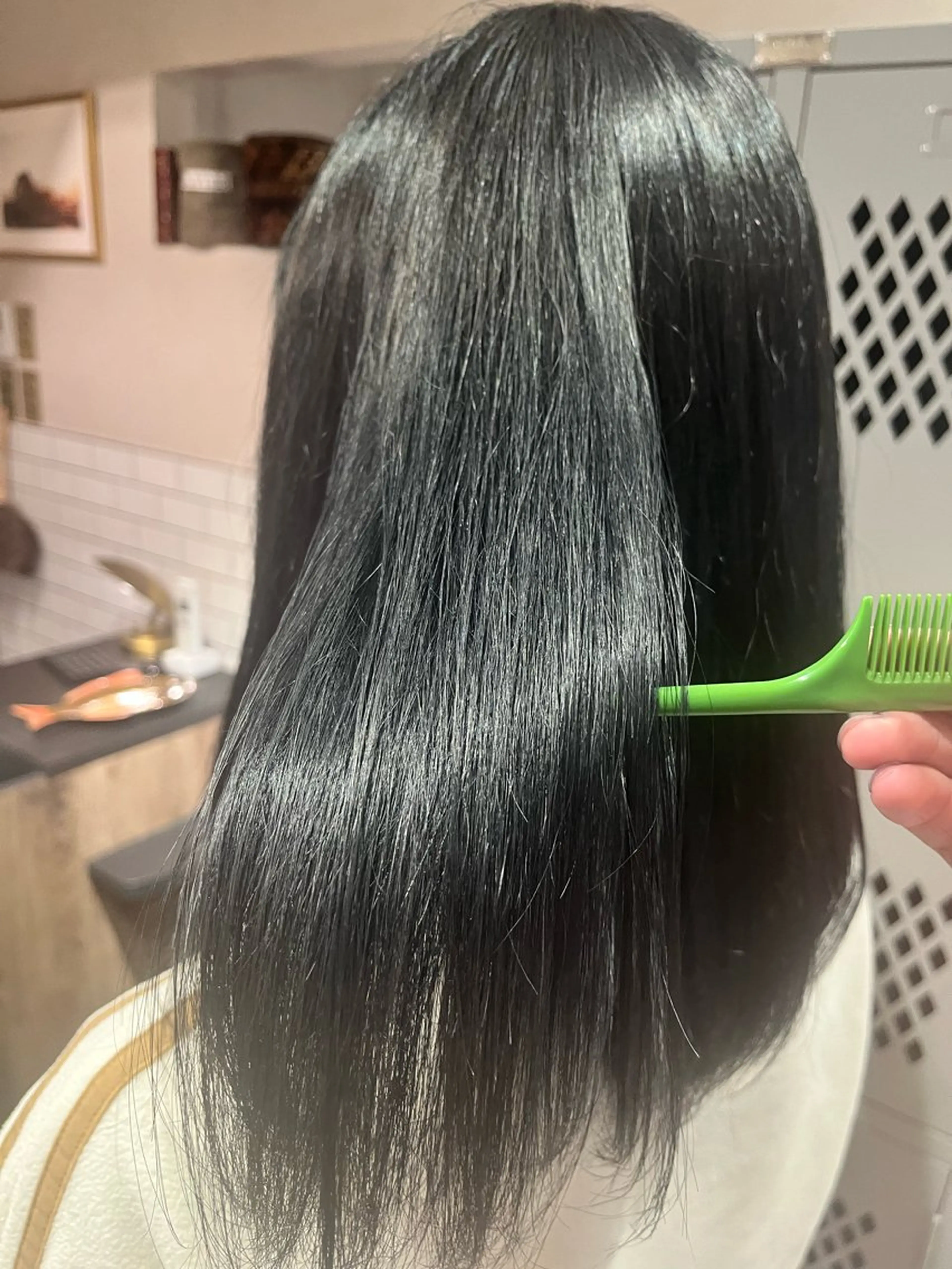 カラー ブルーカラー ブルーグレー ブルーグレージュ 透明感カラー グレージュ 田中 涼太のヘアスタイル