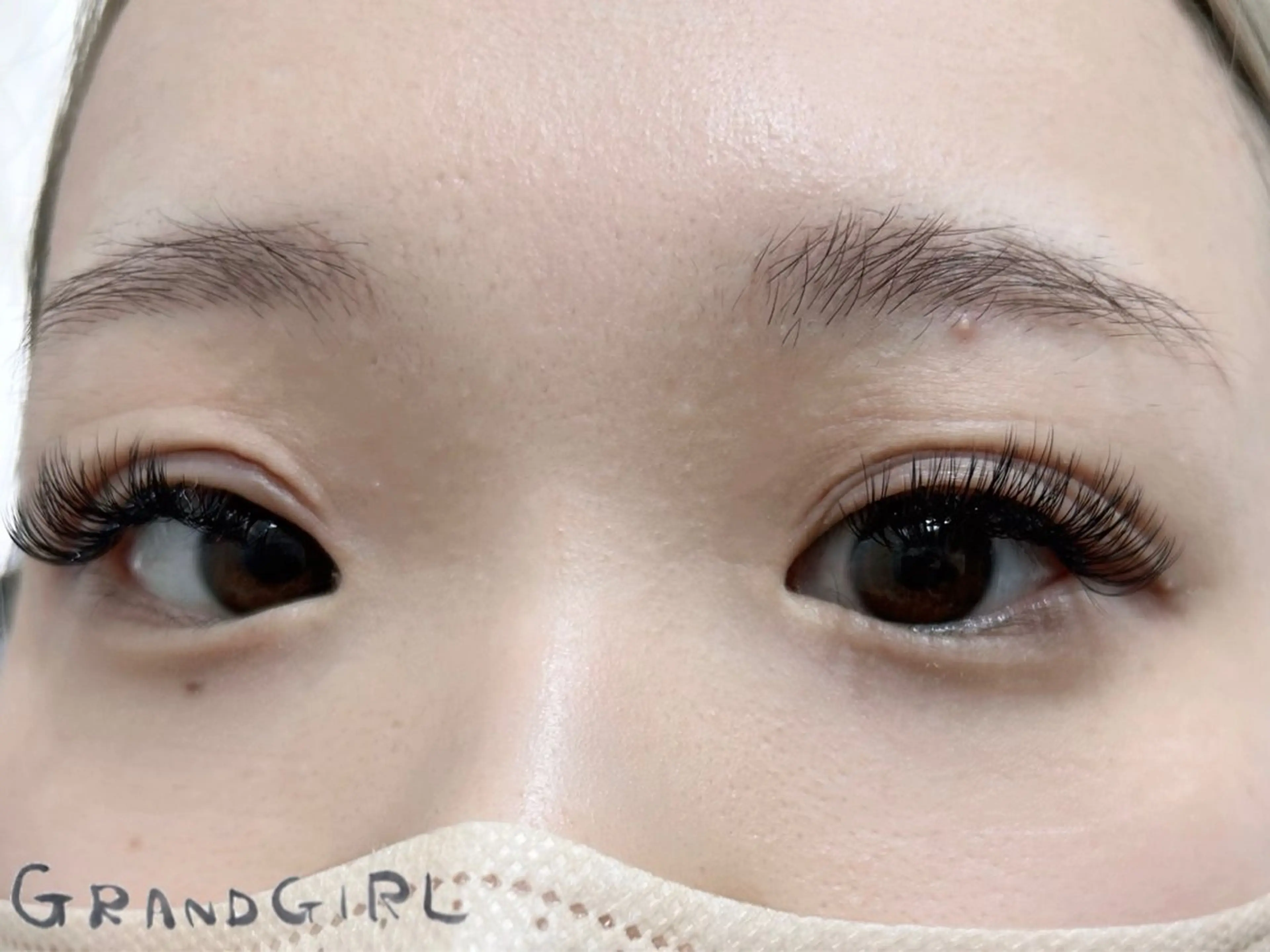 マツエク・マツパ バインドロック フラットラッシュ まつげパーマ 一重×まつ毛パーマ マツエク ヨシダ セリナのマツエク・マツパデザイン