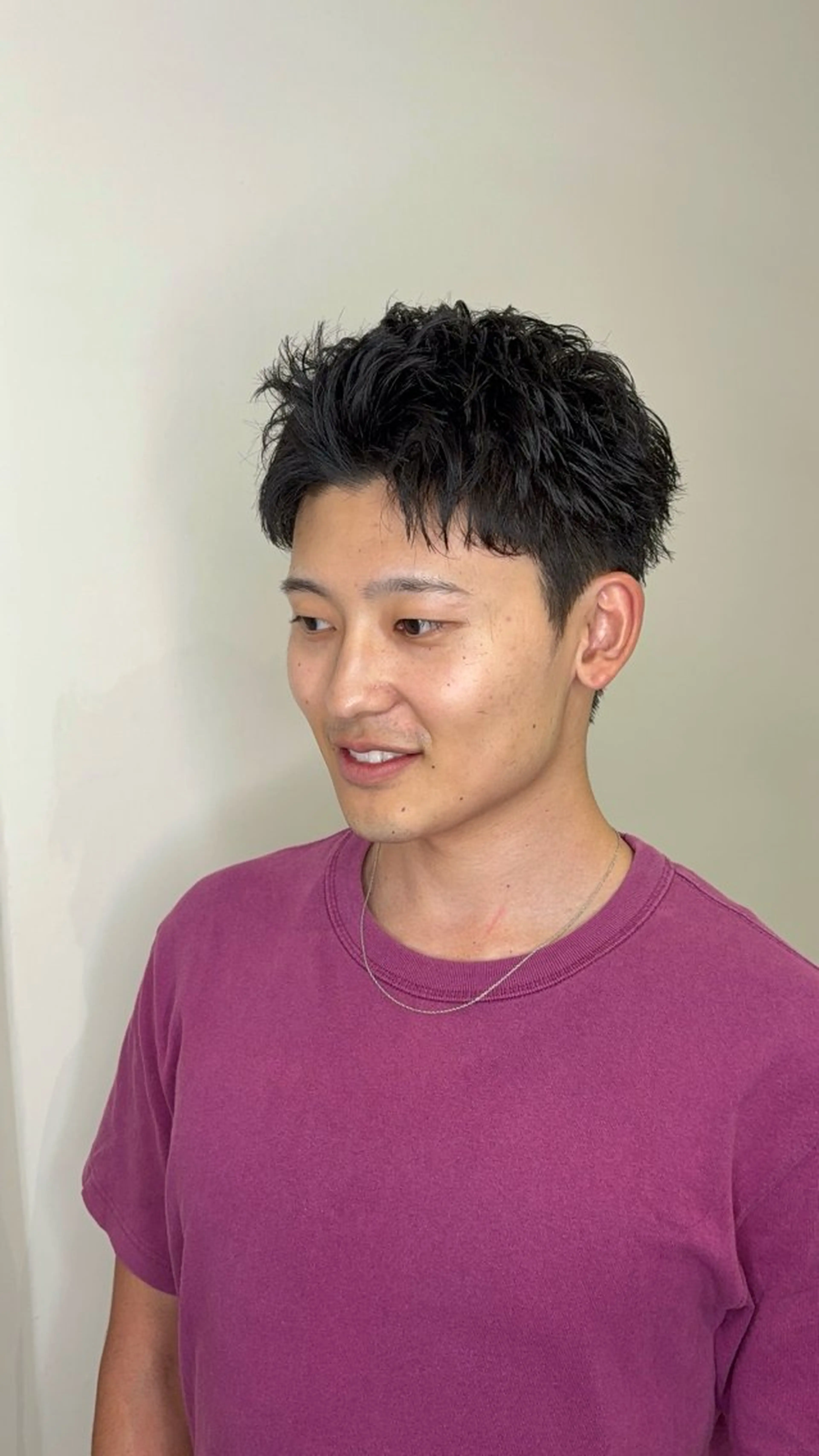 メンズ カット パーマ aDALil川越 😎AZUSAのヘアスタイル