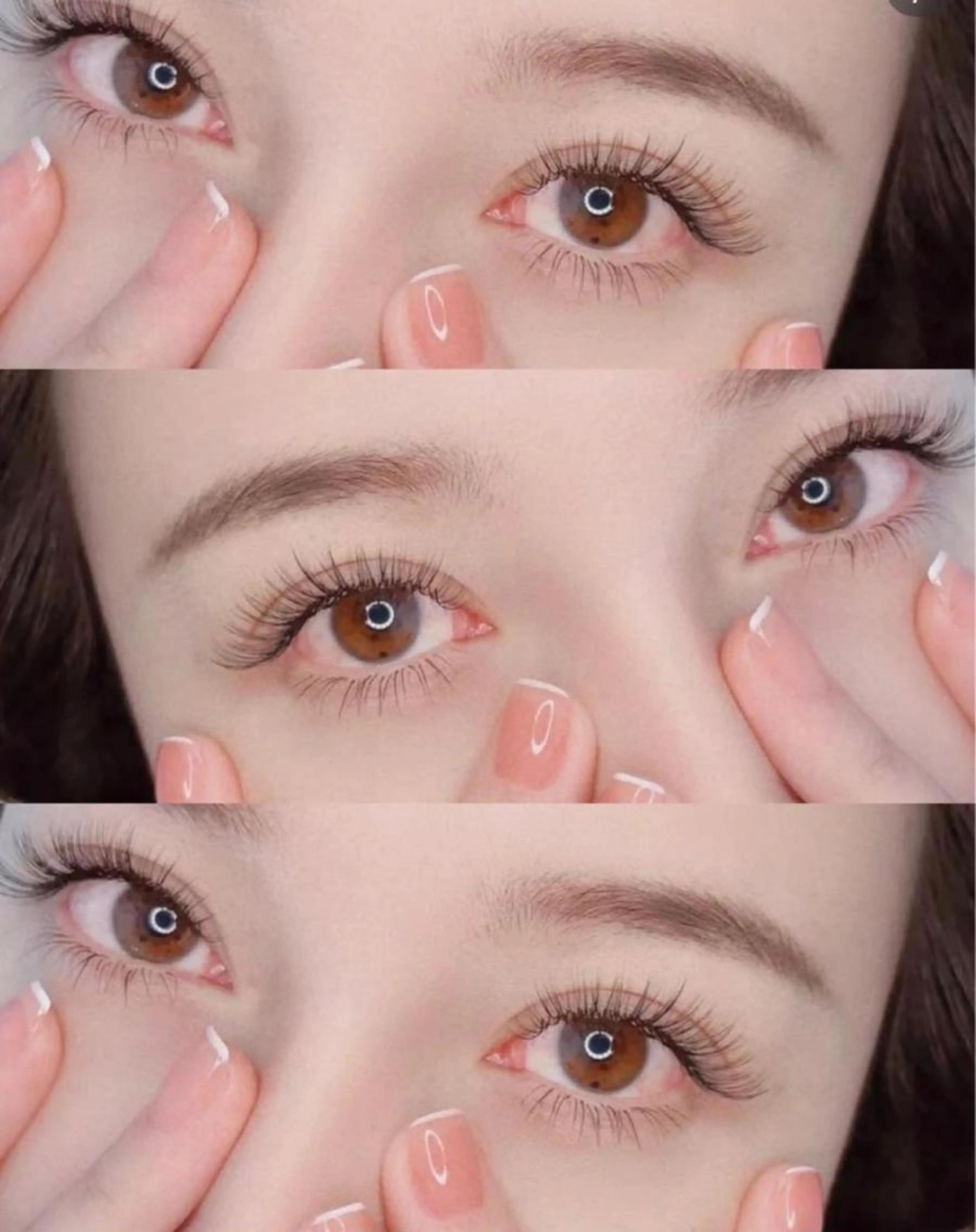 🌸フラットラッシュ140本＋下まつ毛50本セット¥9,600円【LED+1100円]#中顔面短縮黄金比率LED#マツパの写真