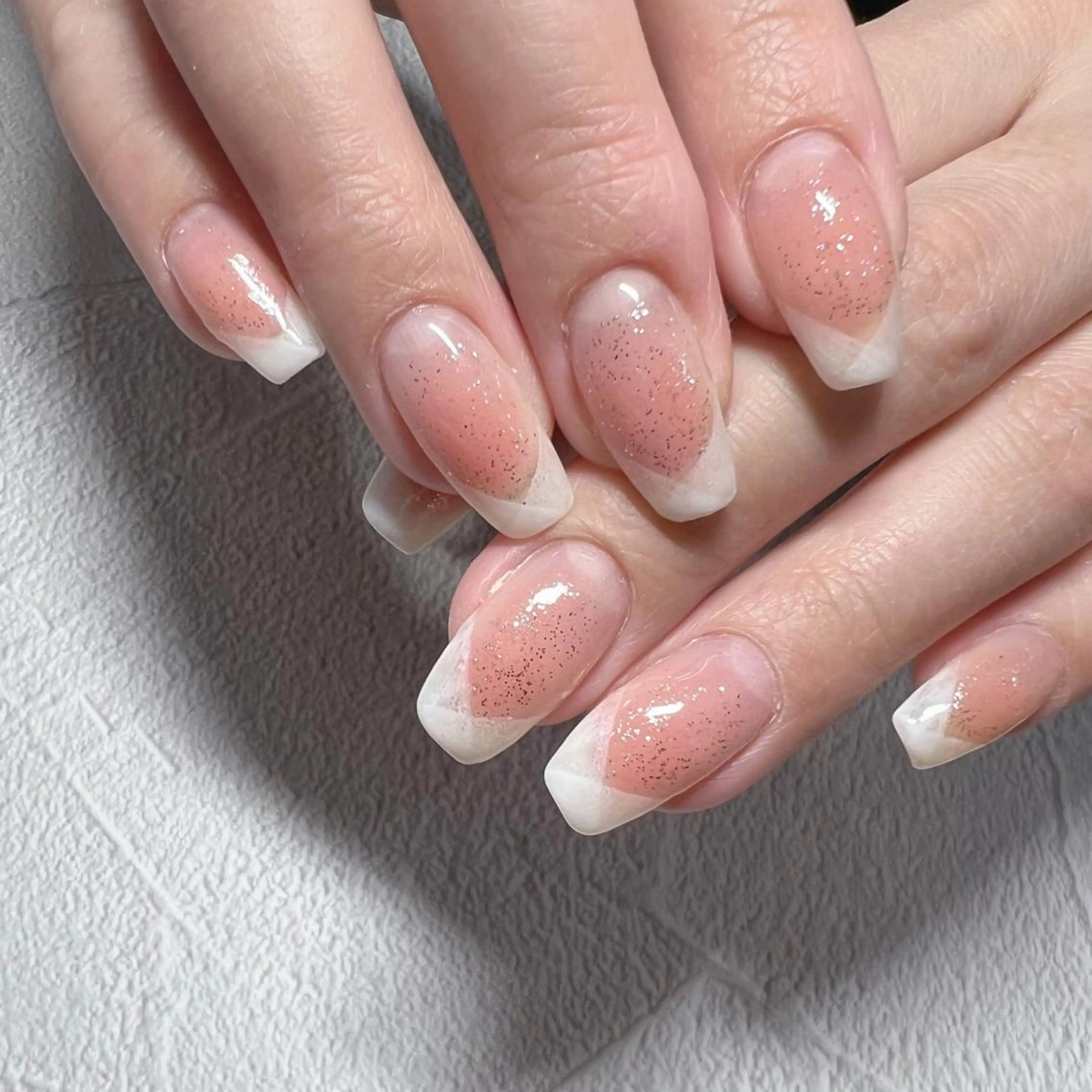 セミロング ネイル nail salon émuのネイルデザイン