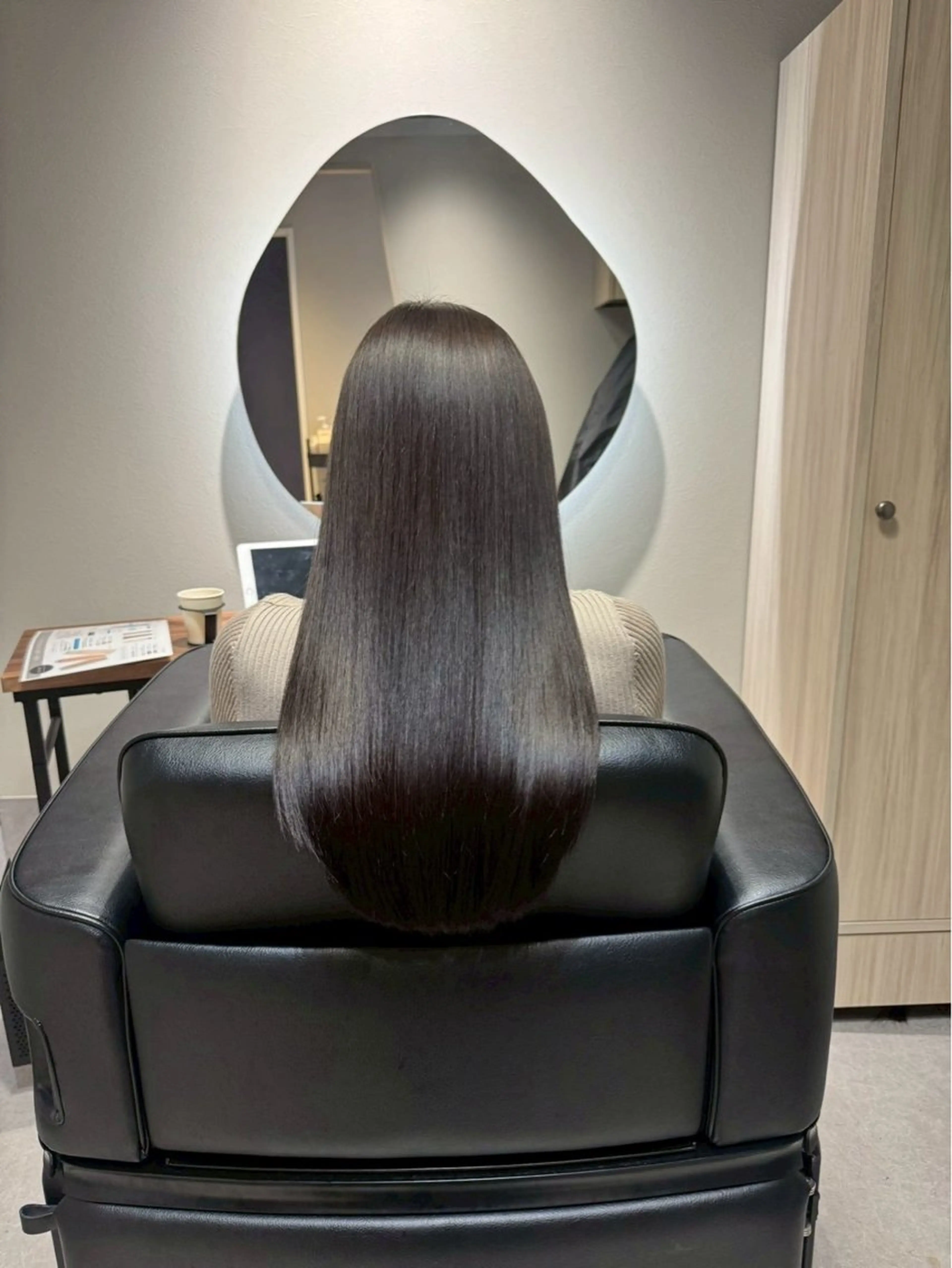 ロング カラー ヘアカラー かんた /百道浜・髪質改善のヘアスタイル