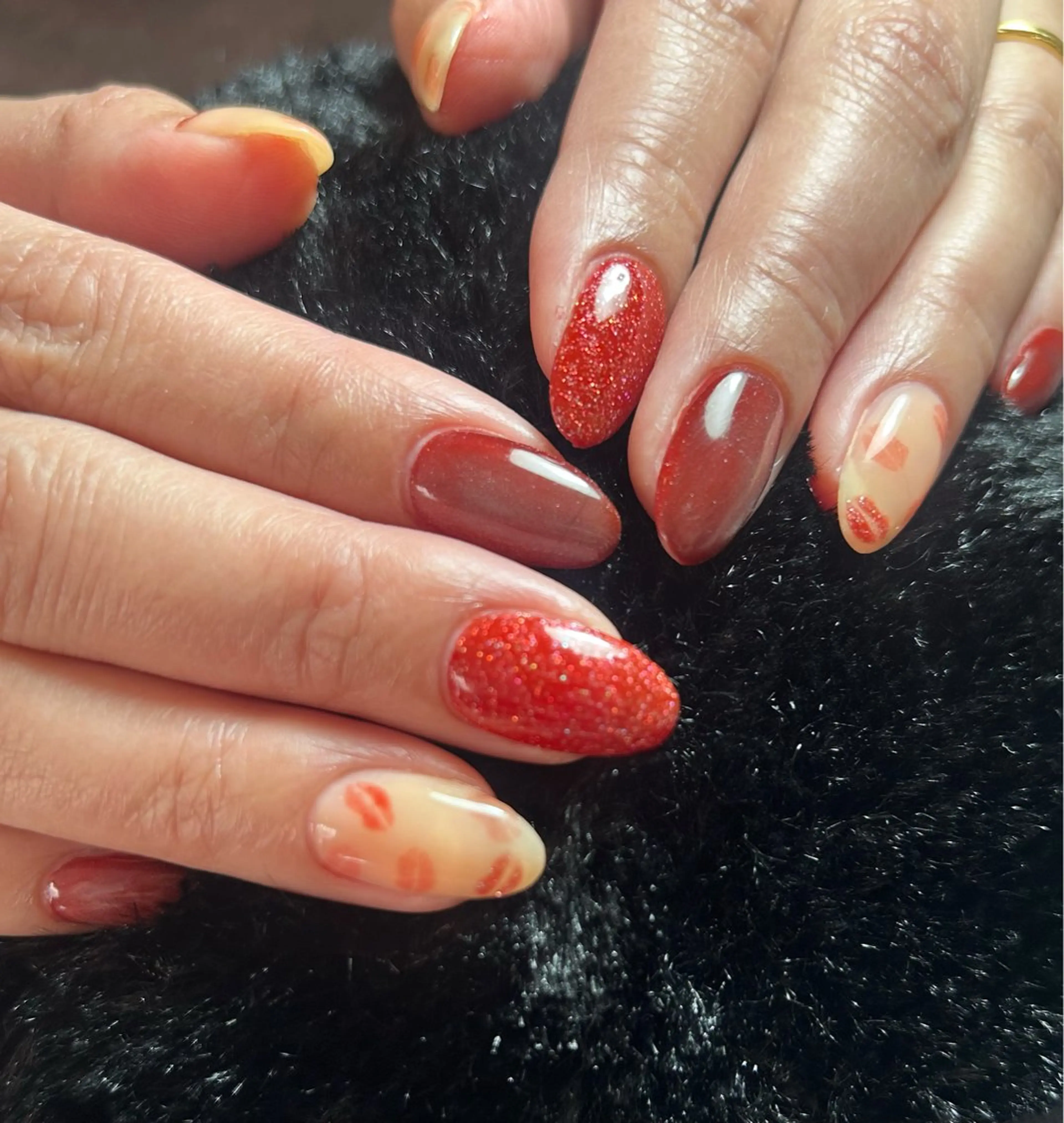 ネイル ハンドネイル Three of cupsのネイルデザイン