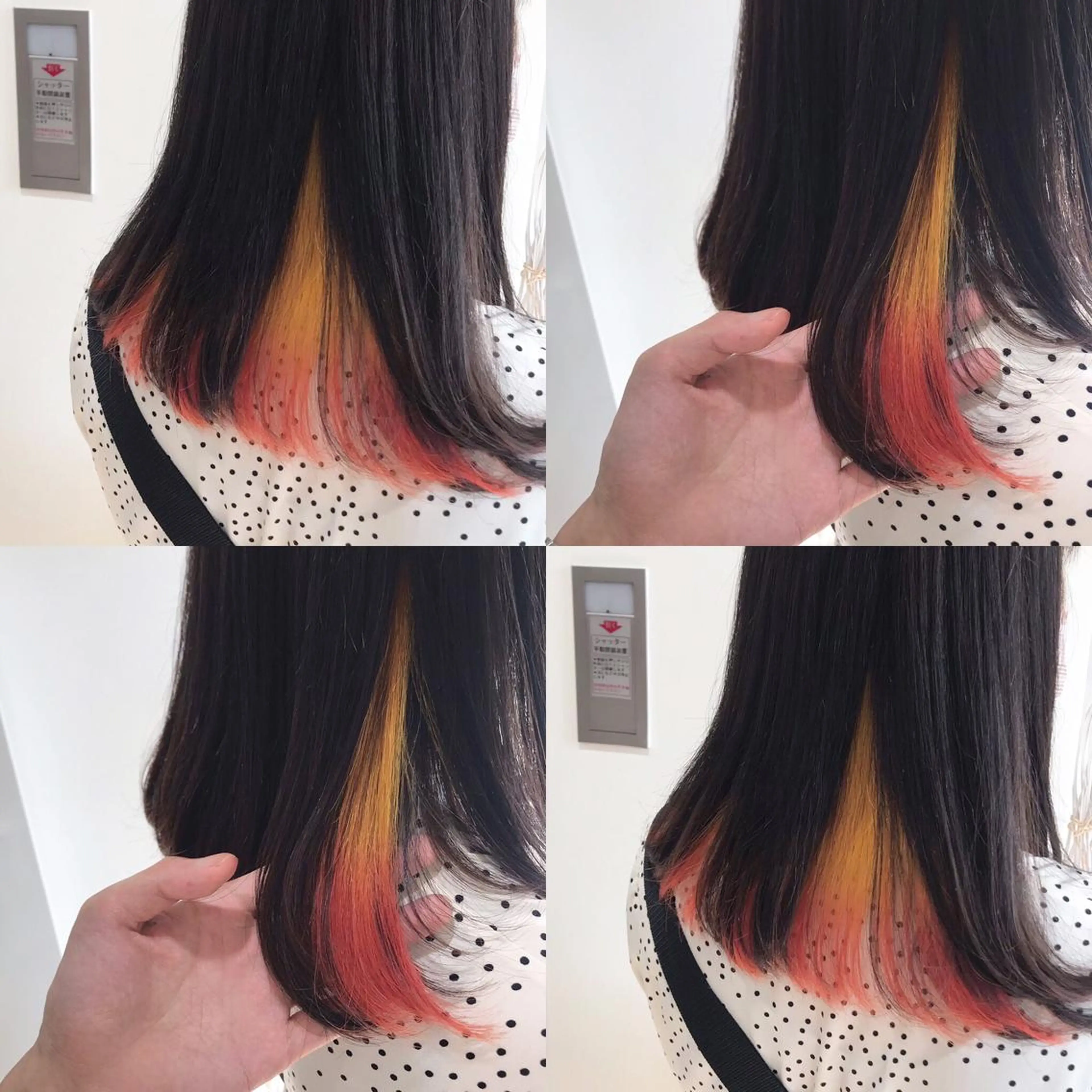 ミディアム イエローカラー ヘアカラー 樽見 浩司のヘアスタイル