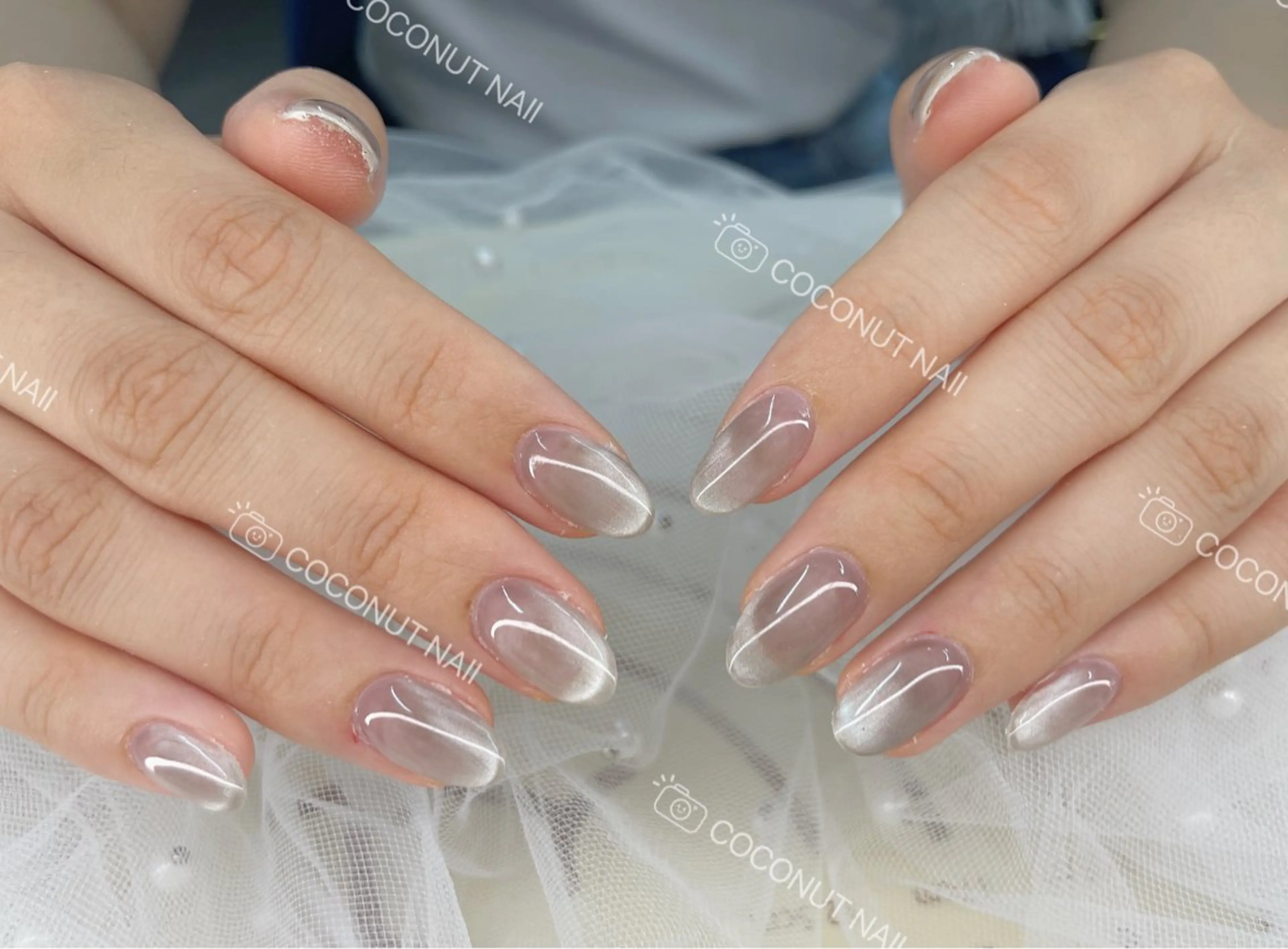 ネイル ハンドネイル 神田 ココナッツのネイルデザイン