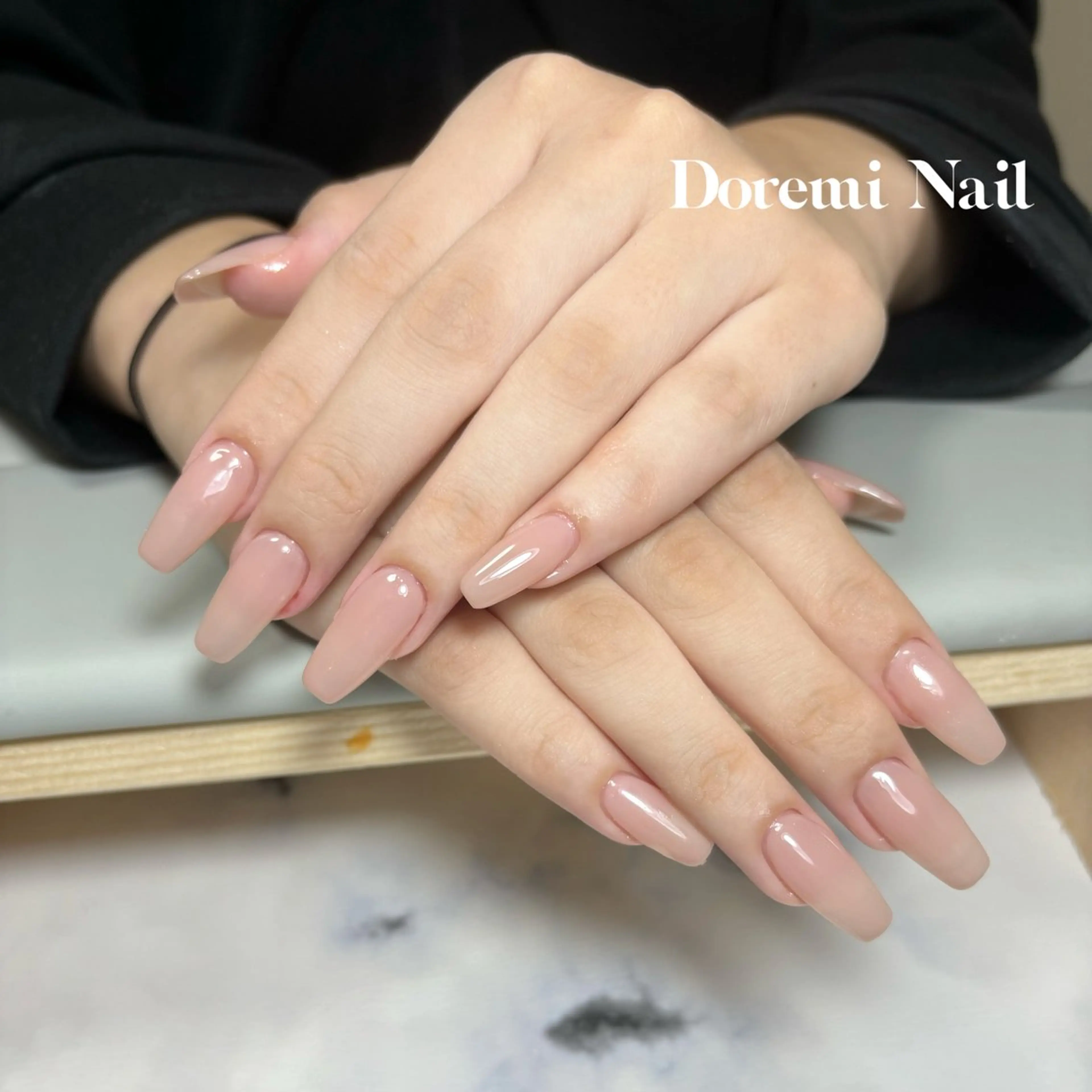 ネイル 長さ出し ハンドネイル Doremi Nailのネイルデザイン