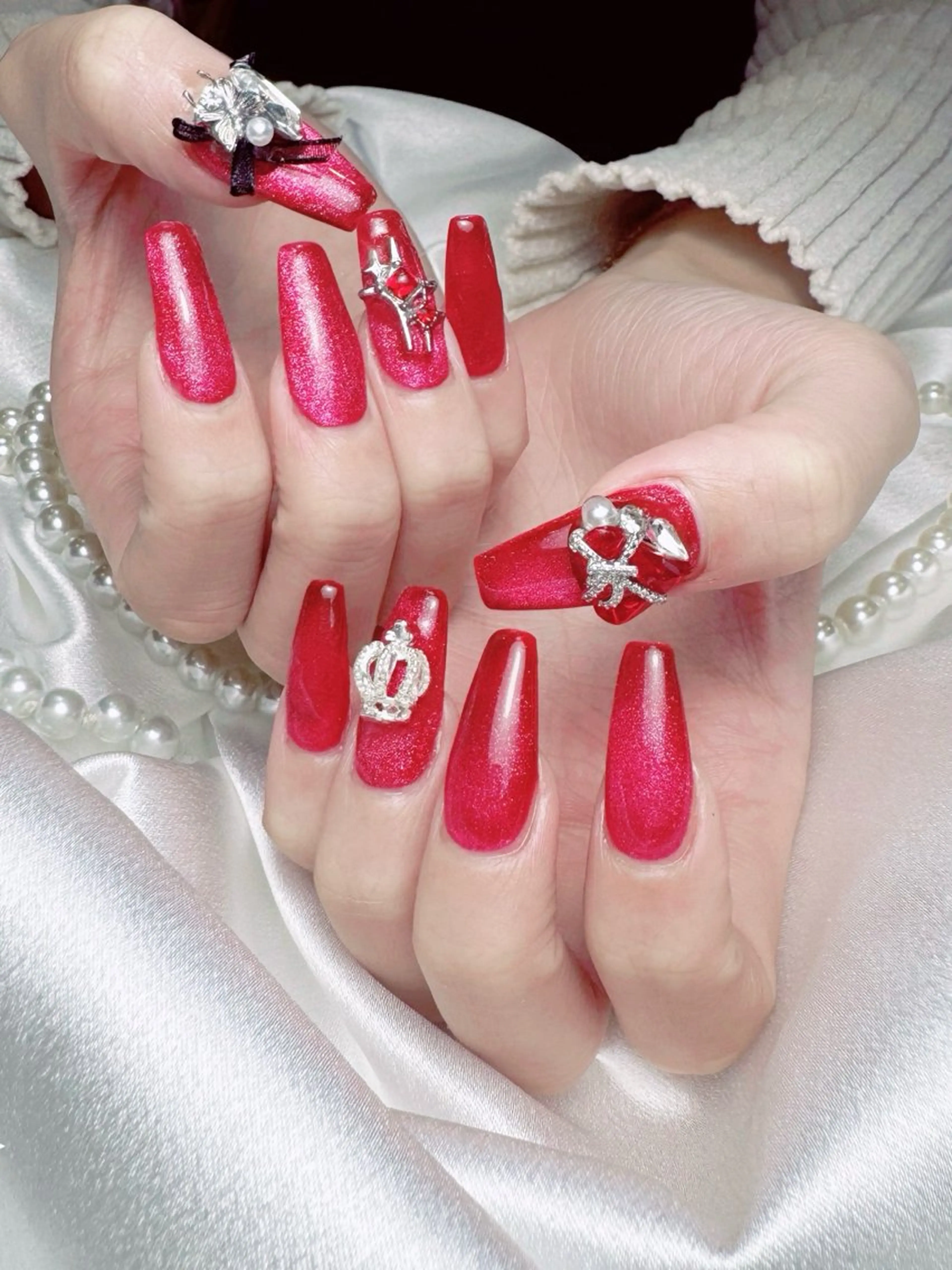 ネイル ハンドネイル チョウ チョウのネイルデザイン