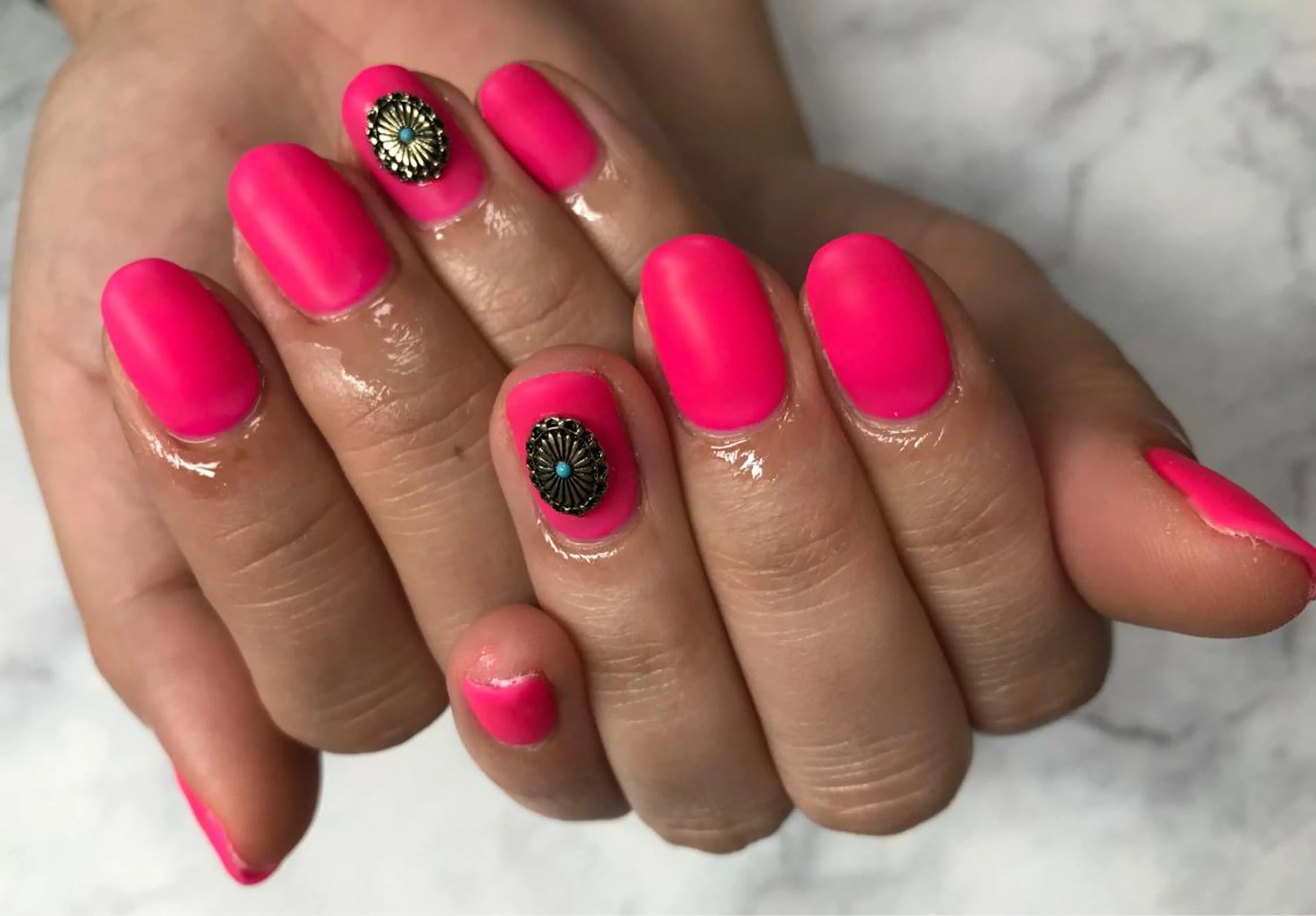 ネイル ハンドネイル Mana‪ ‪·͜· ❤︎‬のネイルデザイン