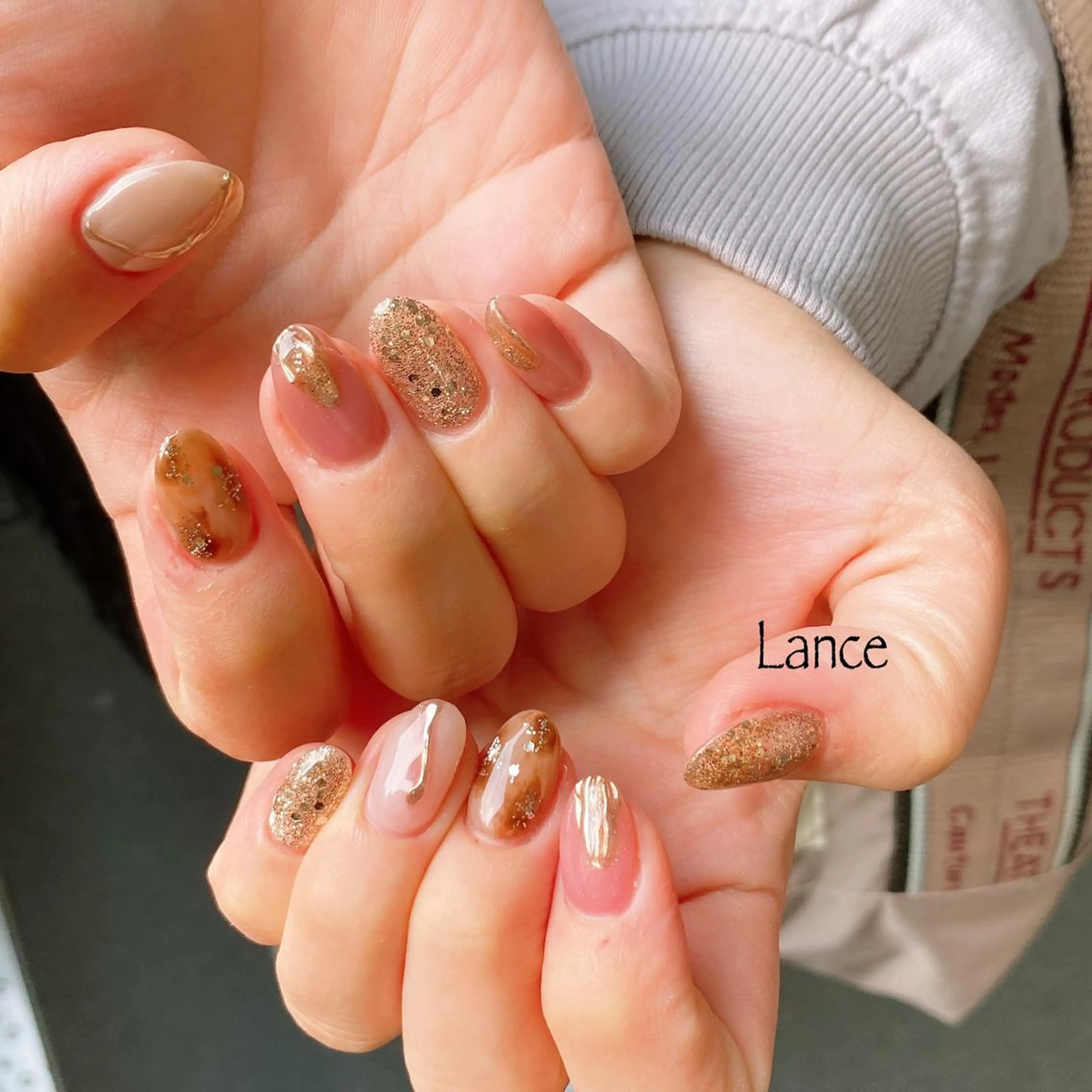 ミディアム ハンドネイル Lance nailのネイルデザイン