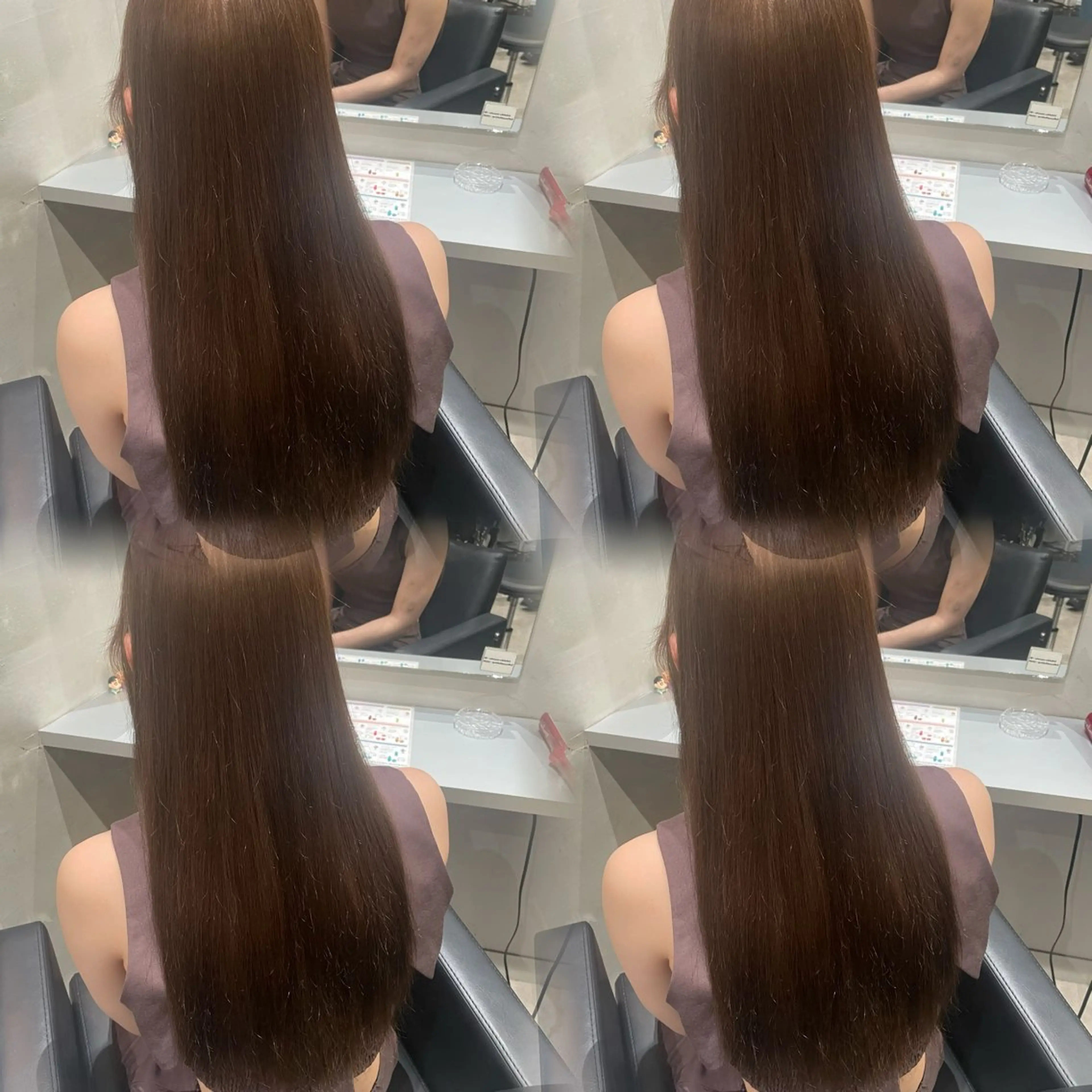 ロング カラー ヘアカラー トリートメント 髪質改善/透明感ヘア にちか🐰のヘアスタイル