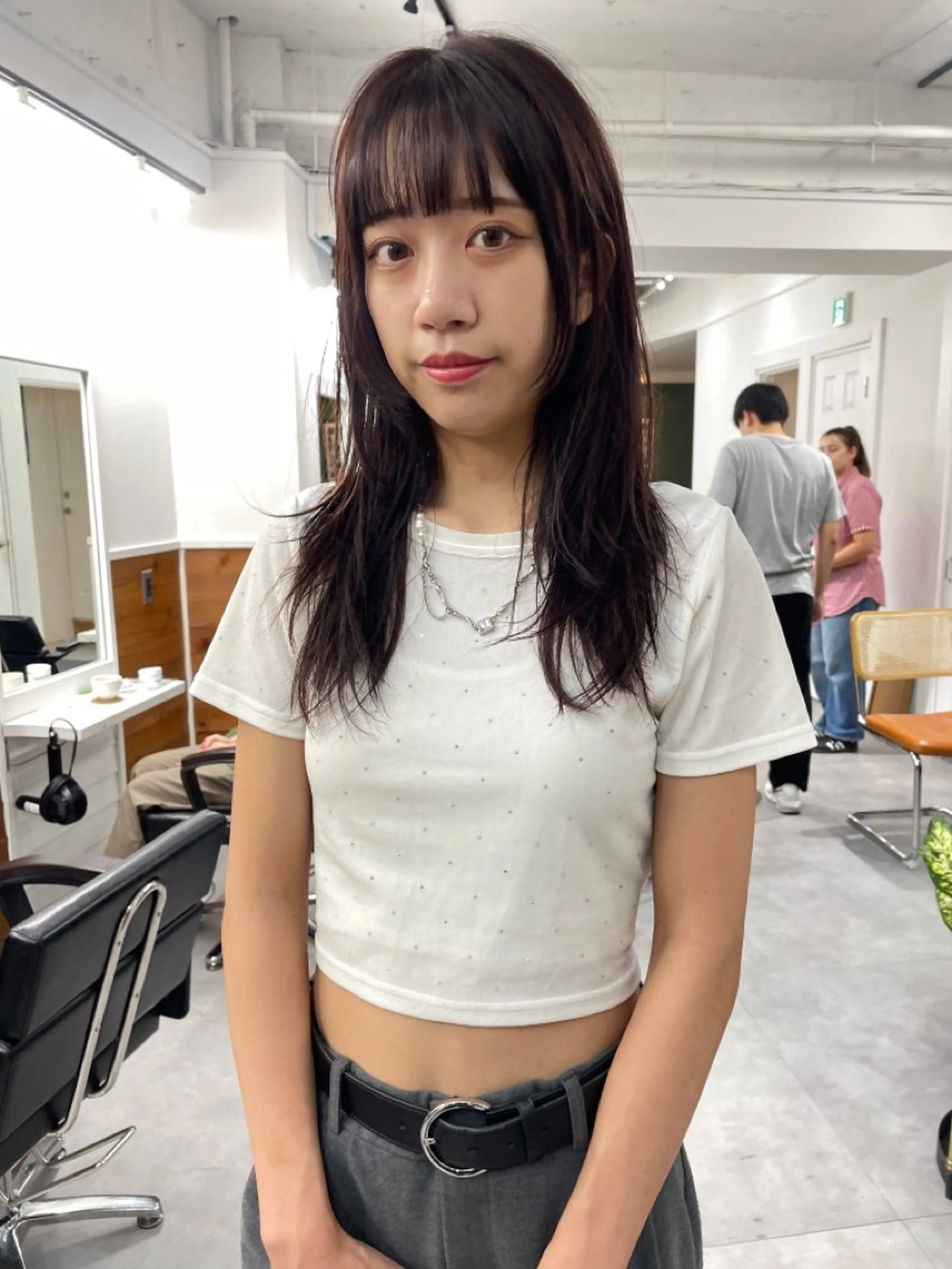 ミディアム カラー レイヤー／似合わせ TAKUYAのヘアスタイル