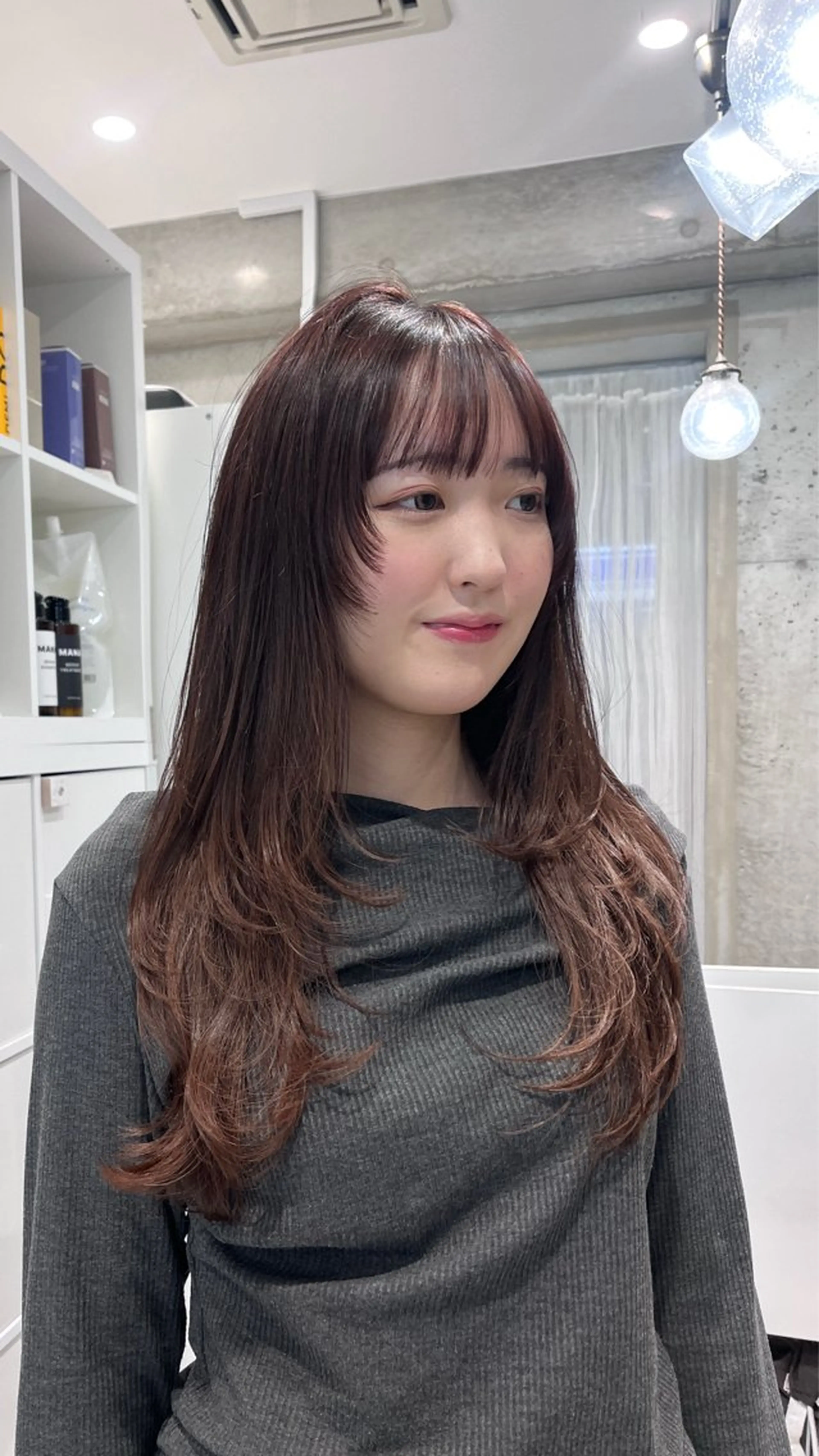 ロング カット ヘアカラー トリートメント 🫧伊東　美優🫧 レイヤーカット⭐︎のヘアスタイル