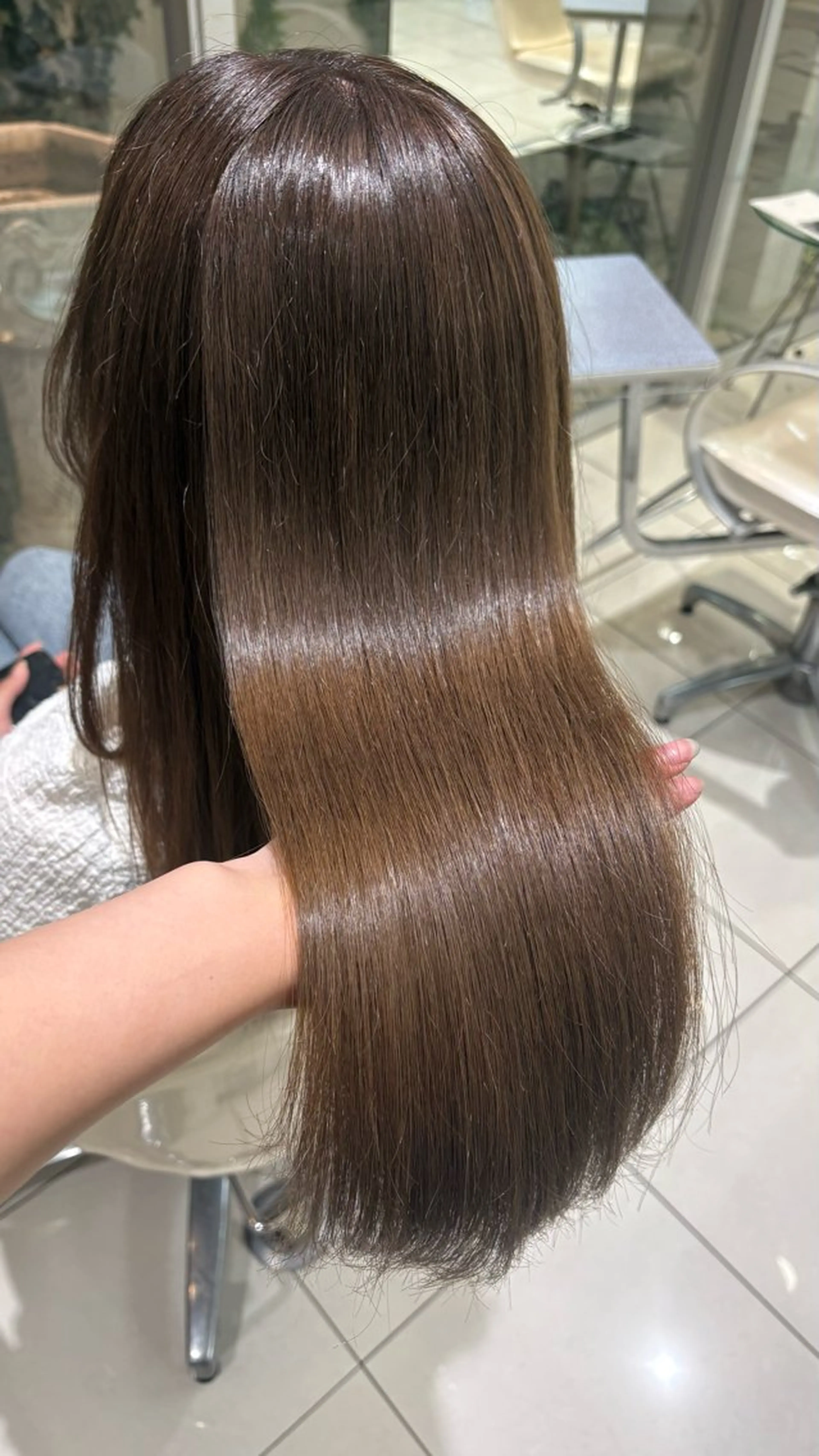 ロング ヘアカラー トリートメント 盛れる韓国ヘア🩰/ ワンホンヘア/華のヘアスタイル