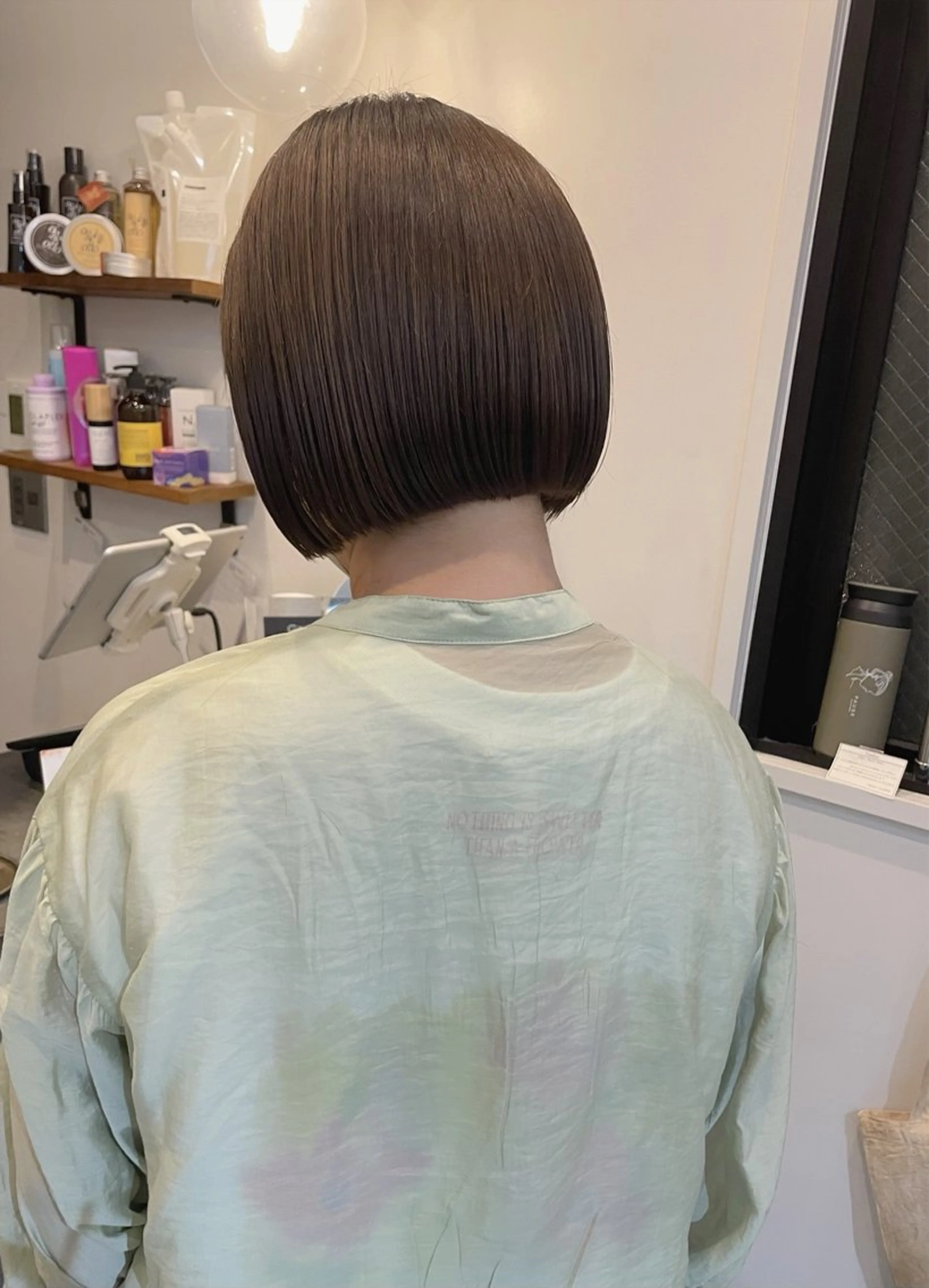 ショート カット ヘアカラー トリートメント ボブ／パーマ指名 No. 1🍃れんとのヘアスタイル