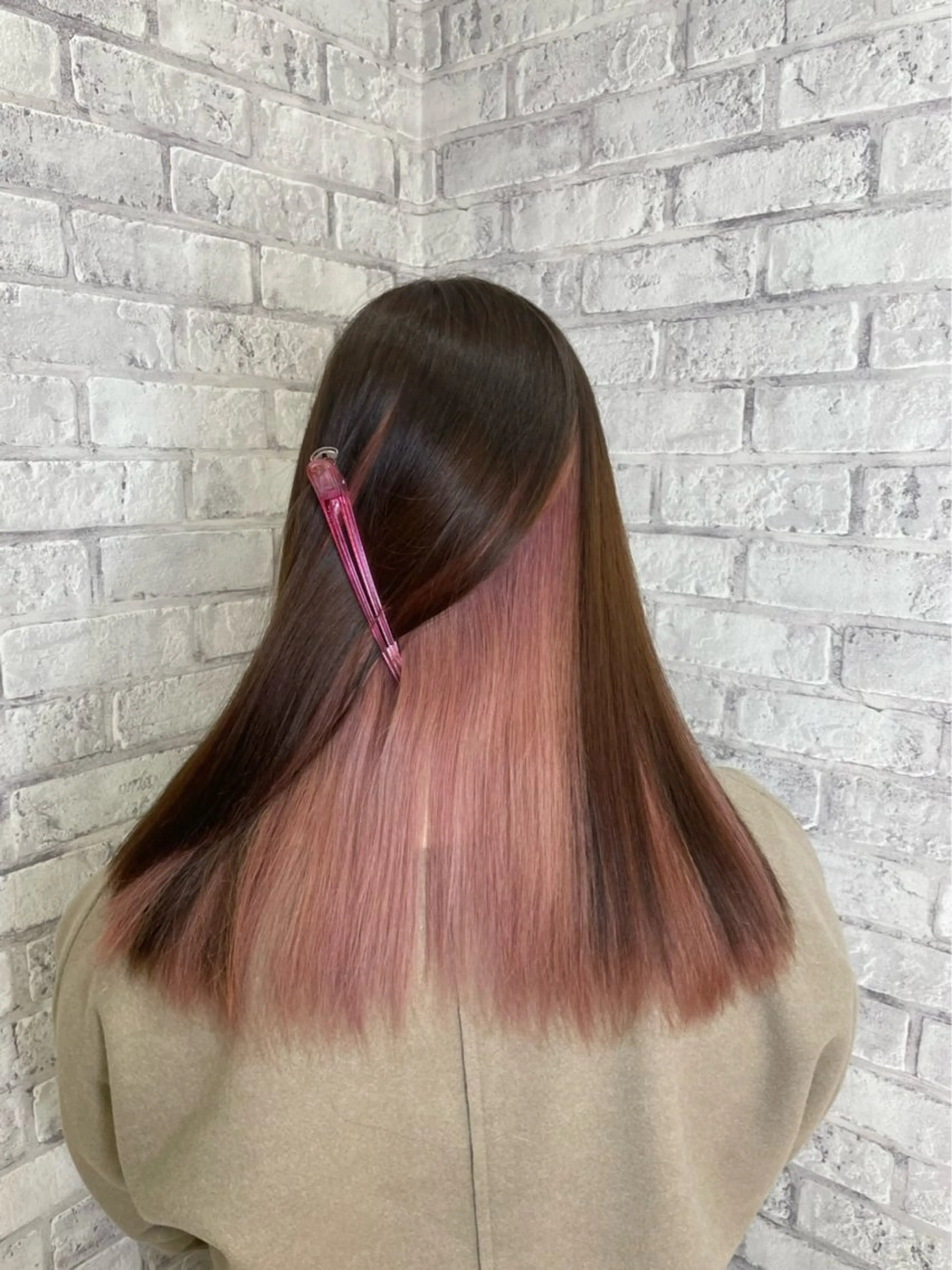 セミロング 小林 妃那のヘアスタイル