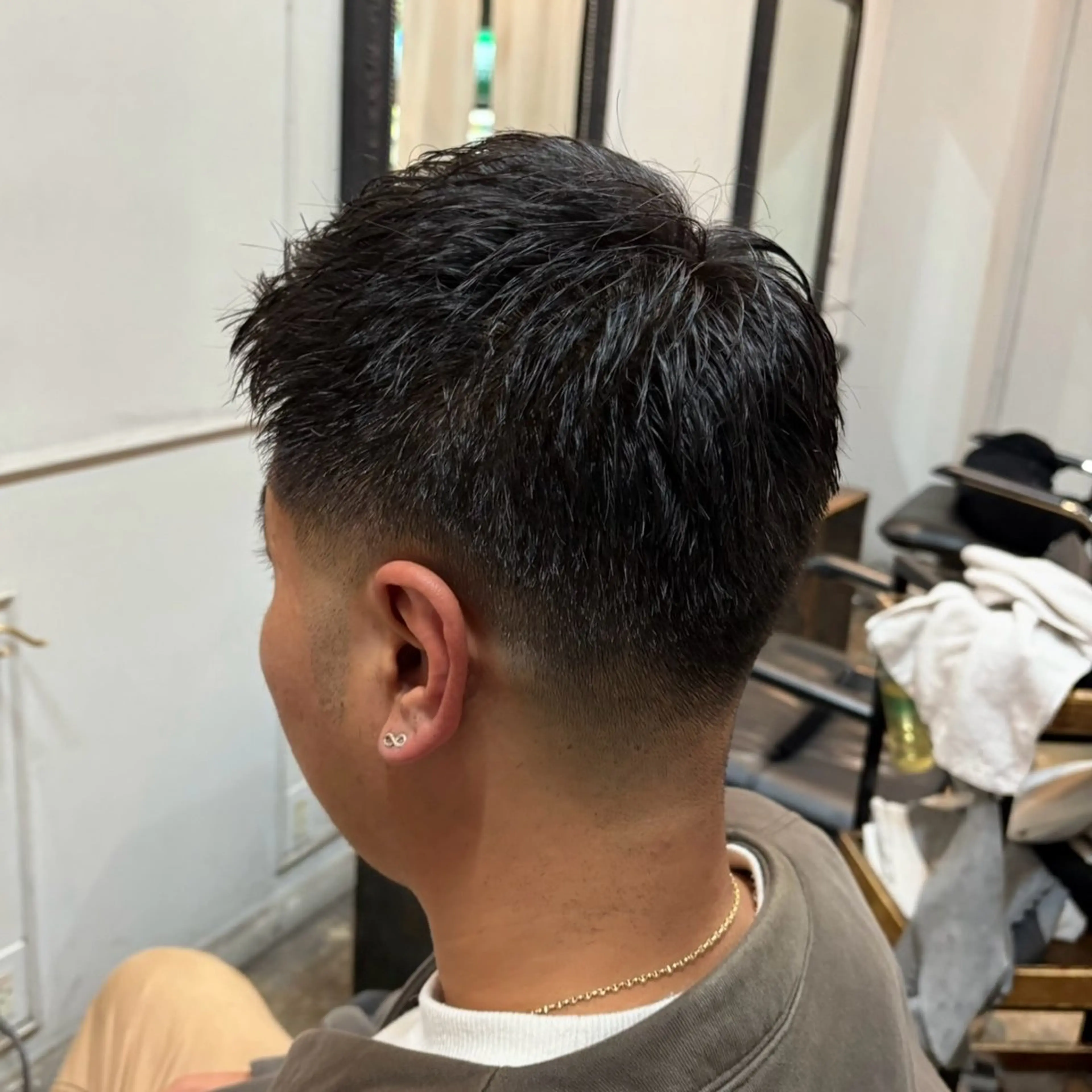 ショート メンズ カット 岡田神奈 /デザインパーマ🐝のヘアスタイル