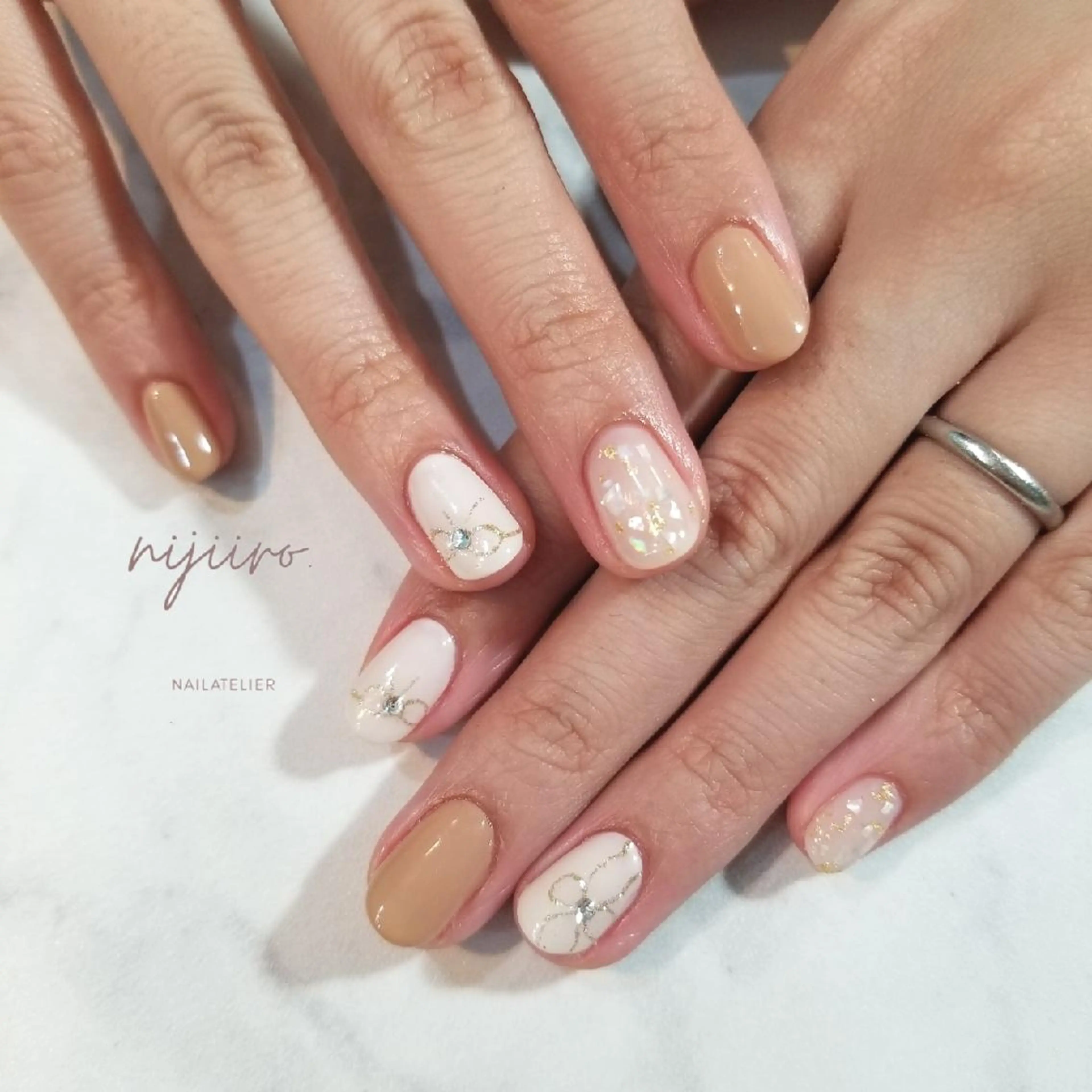 ネイル ハンドネイル nijiiro🌈 サトウのネイルデザイン