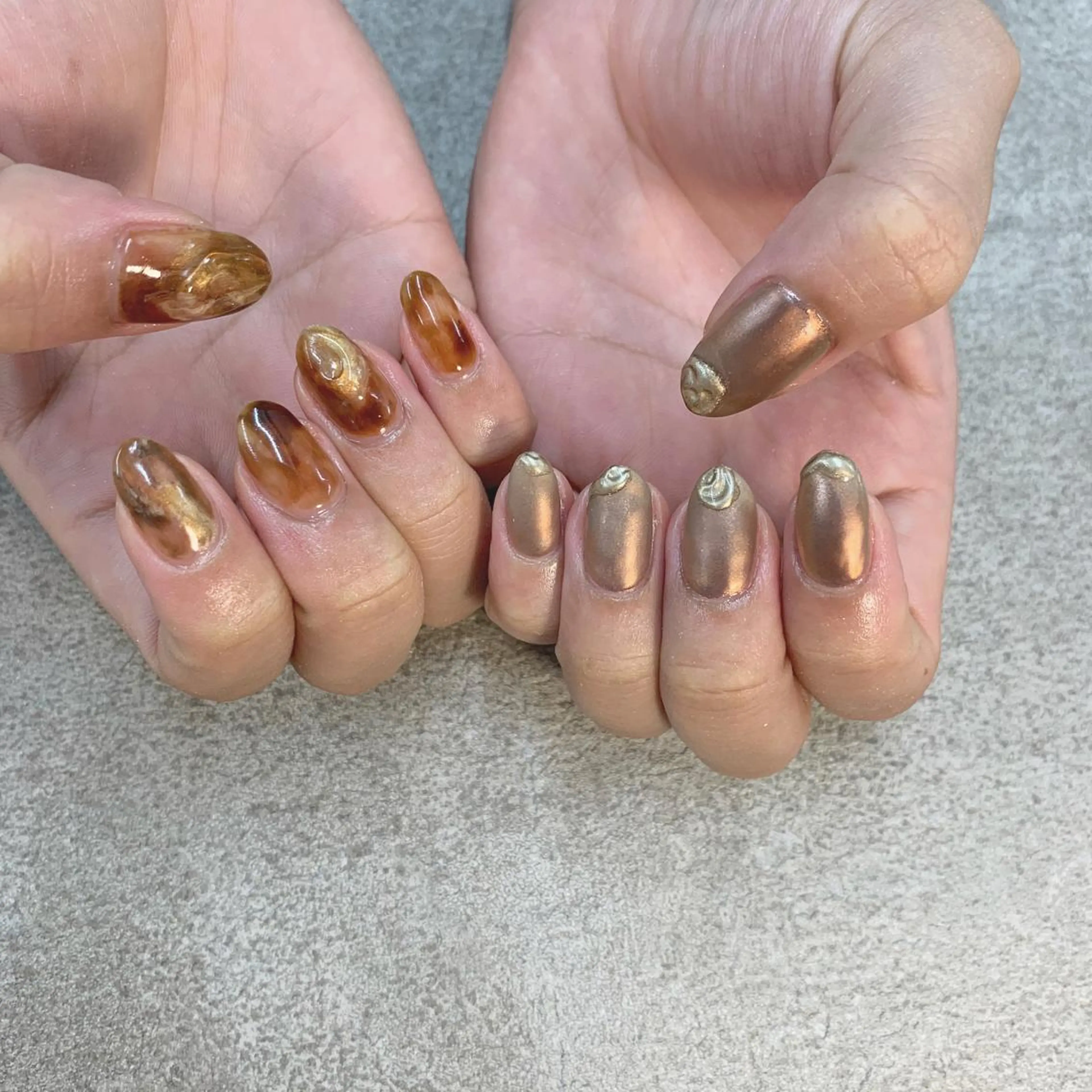 ネイル ハンドネイル 新宿ニュアンスネイル makotoのネイルデザイン