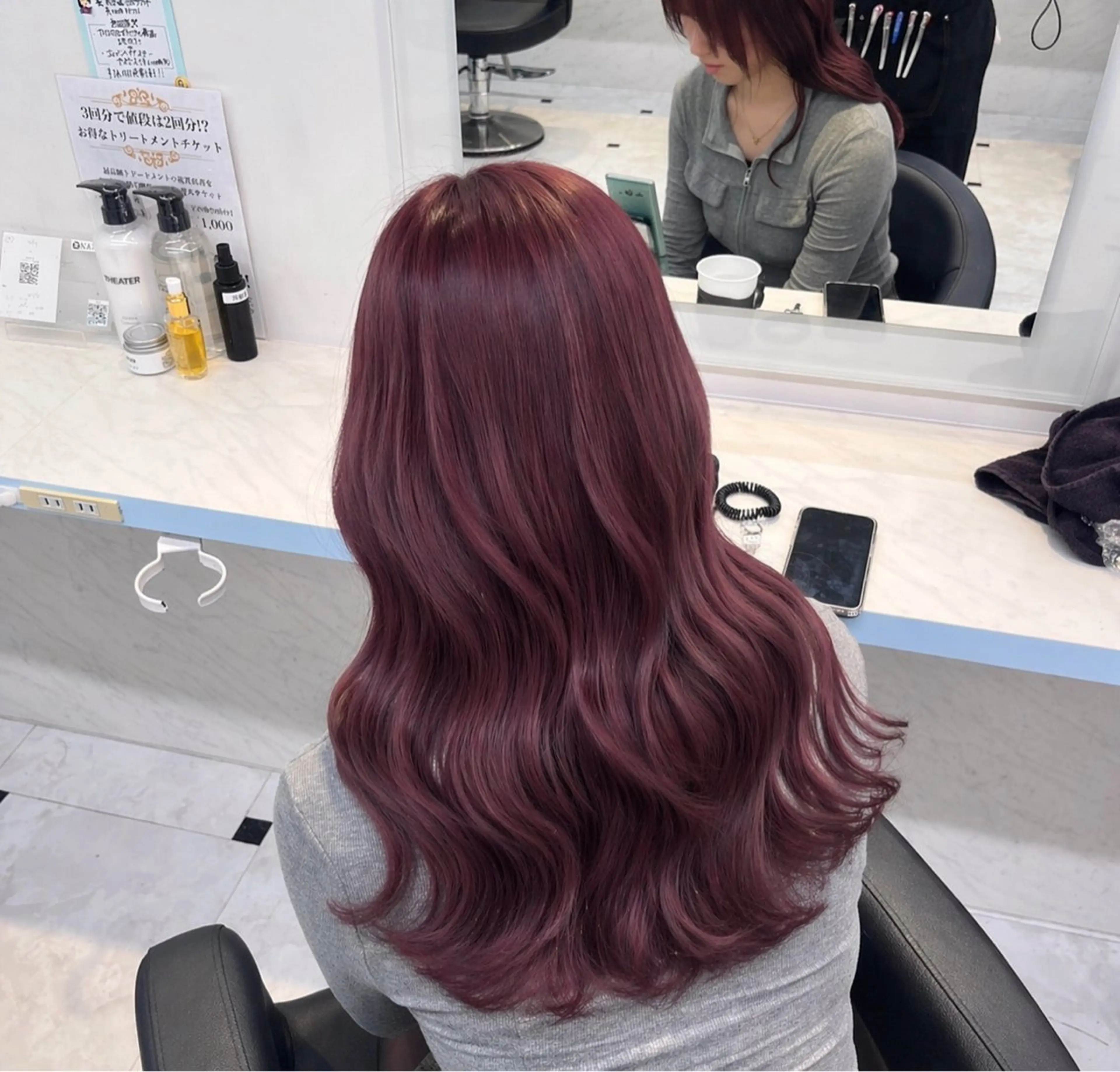 ロング カラー ヘアカラー トリートメント ヘアセット NANA💓韓国ヘア /レイヤー/暖色💓のヘアスタイル