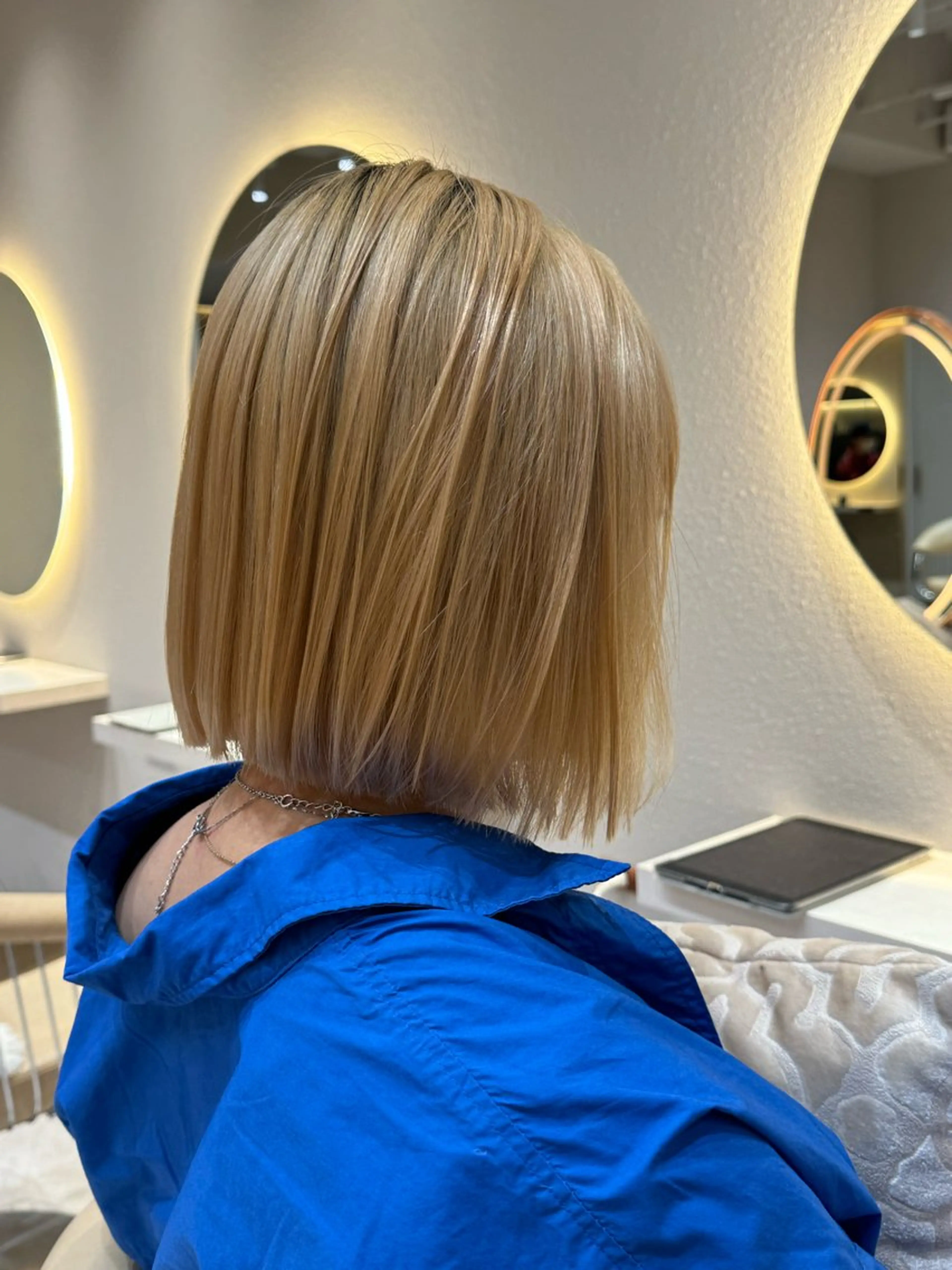 ショート カット 🩵縮毛矯正・ボブ 岩原朋也🩵のヘアスタイル