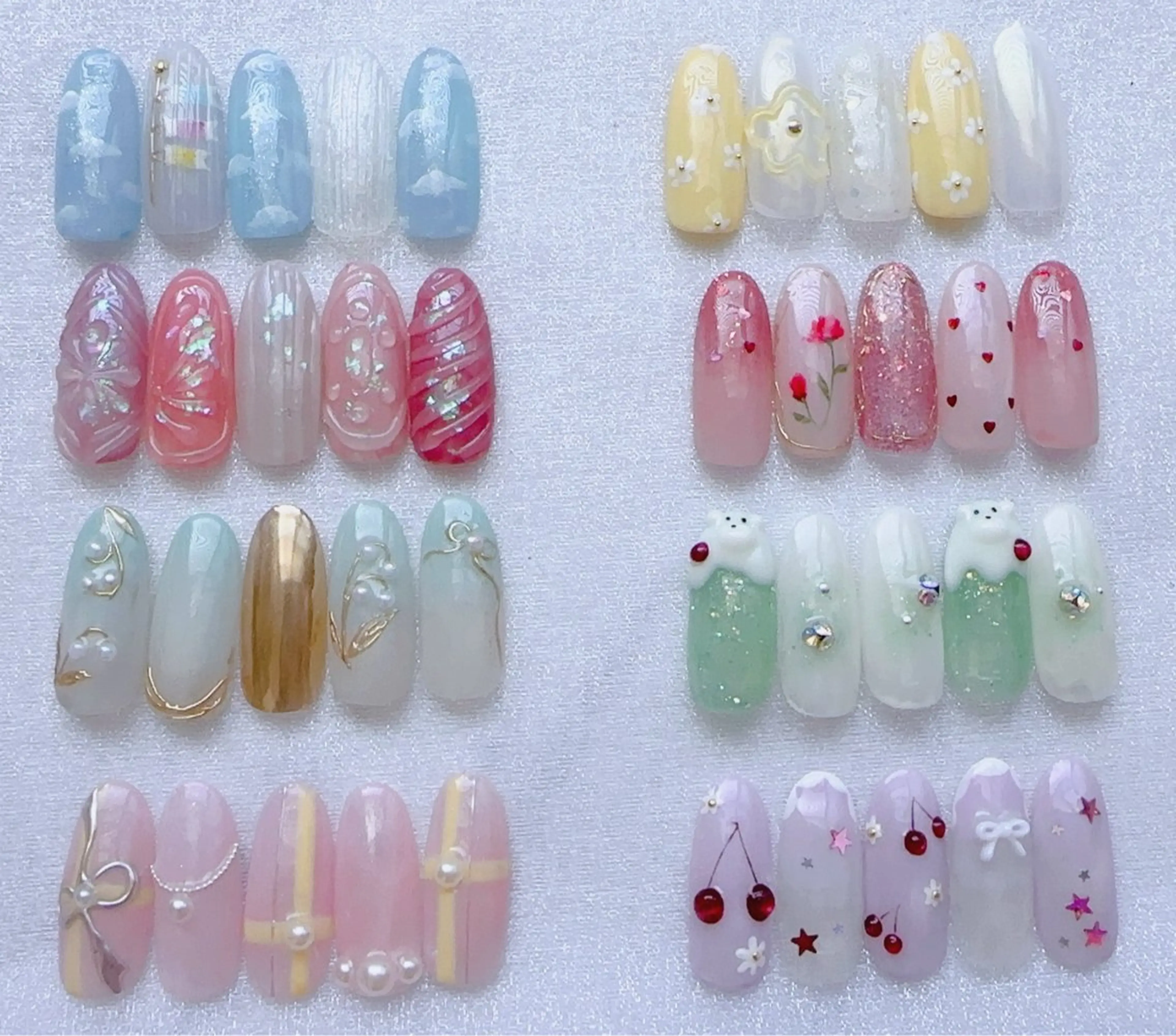 ネイル ハンドネイル Cherie PINKのネイルデザイン