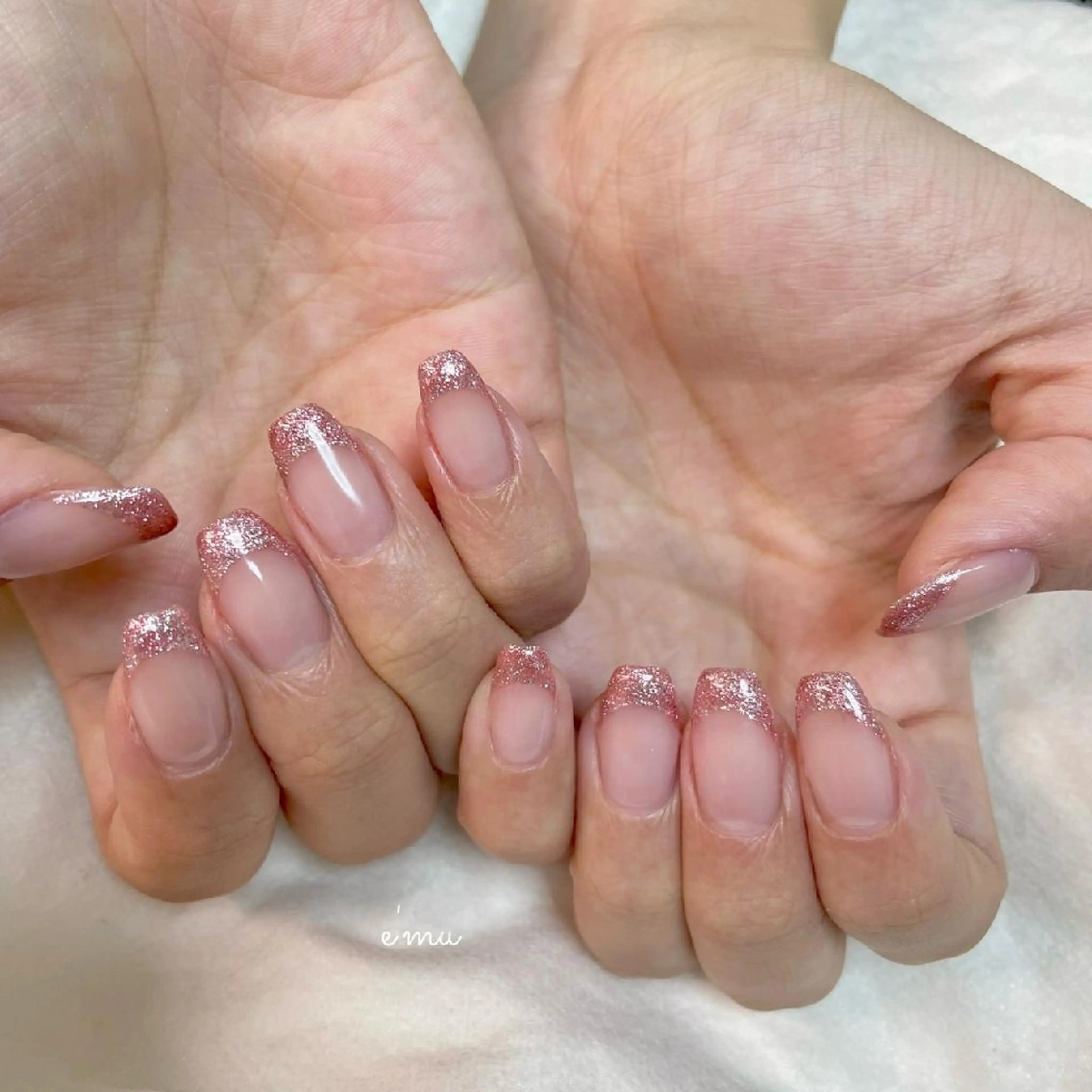 【オフなし】フレンチネイル🌷の写真