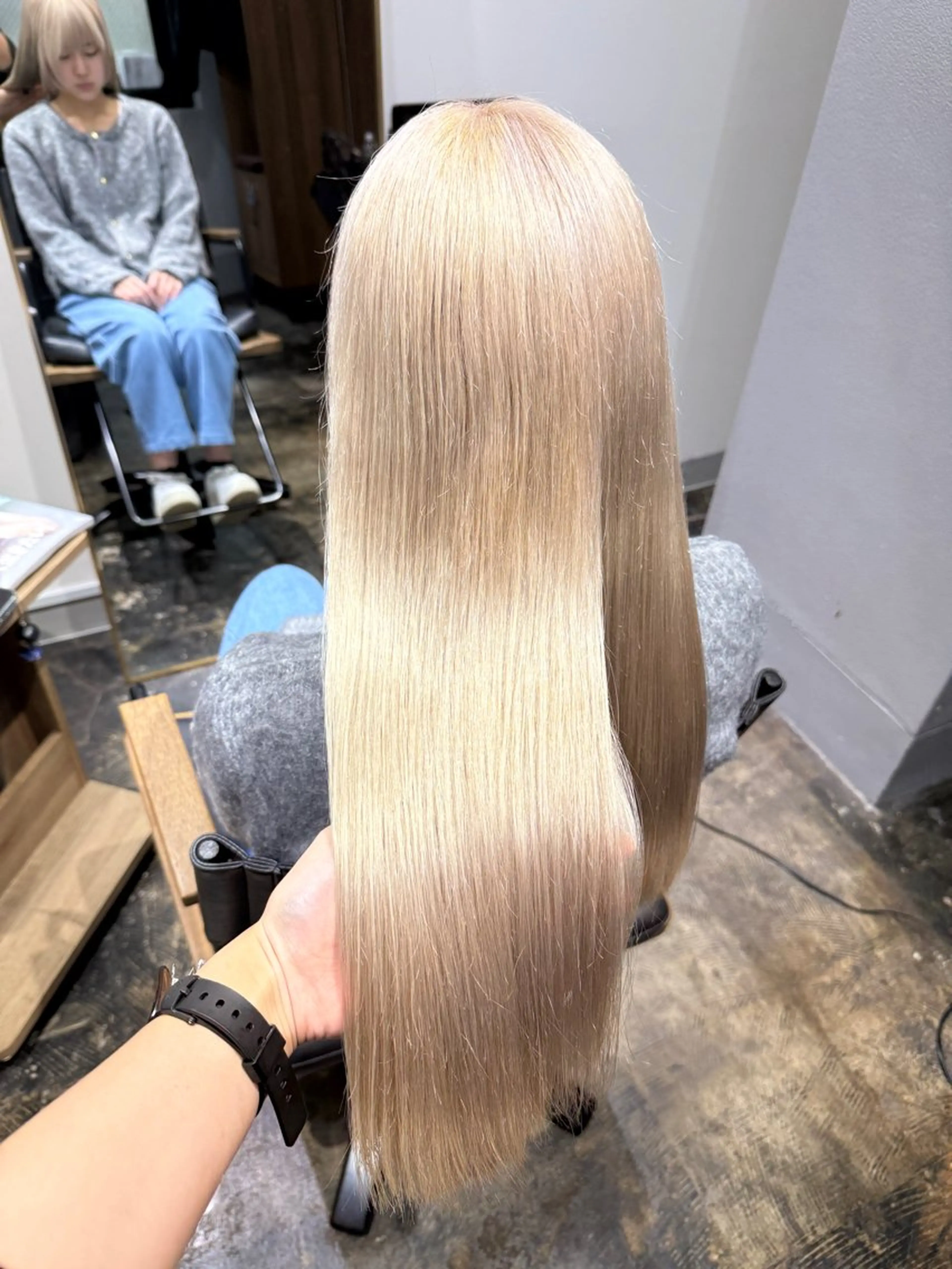 ロング カラー カット ヘアカラー トリートメント 透明感カラー/パーマ 🌀アオノのヘアスタイル