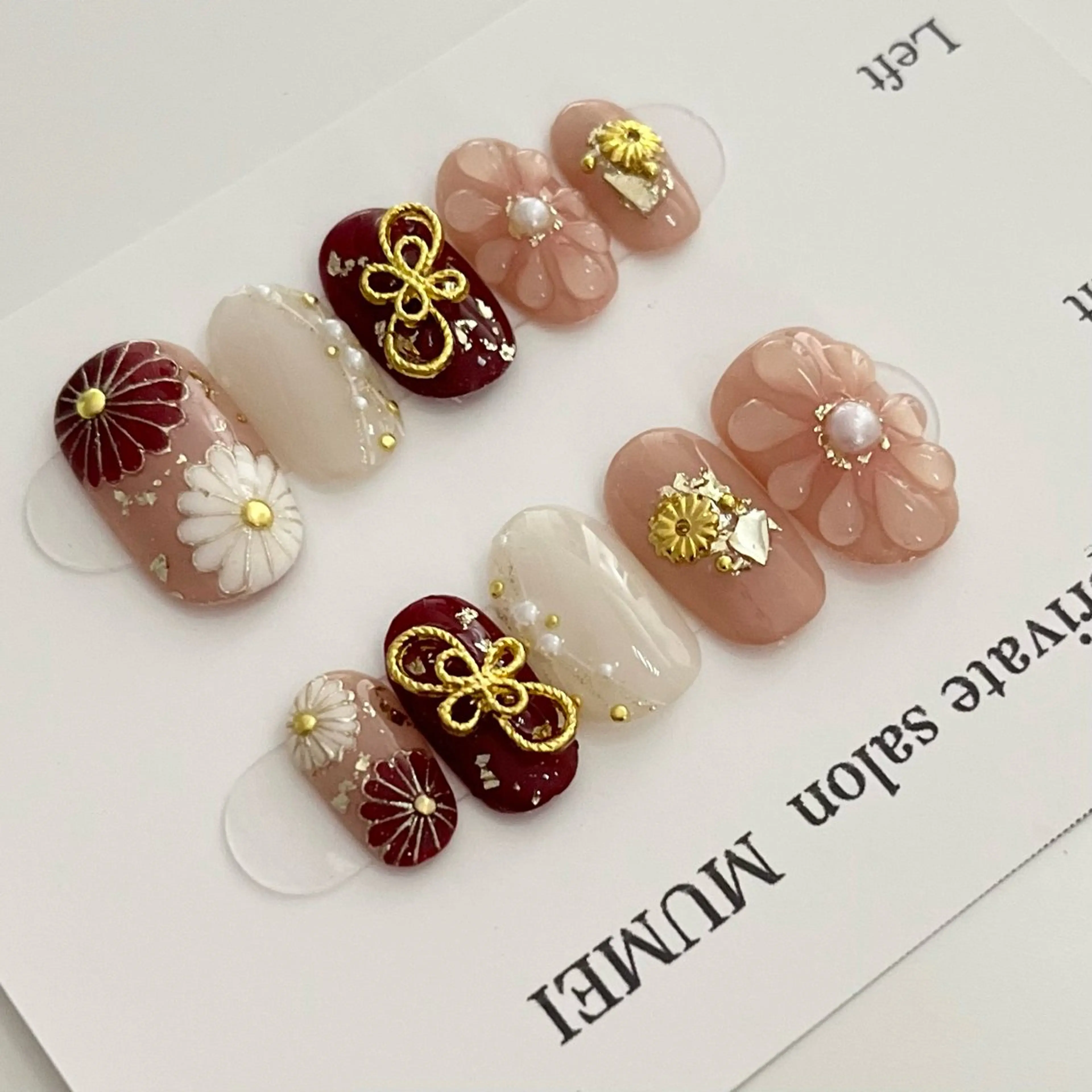 ネイルチップオーダー☆（成人式）　持ち込みデザイン可✨一律料金♪の写真