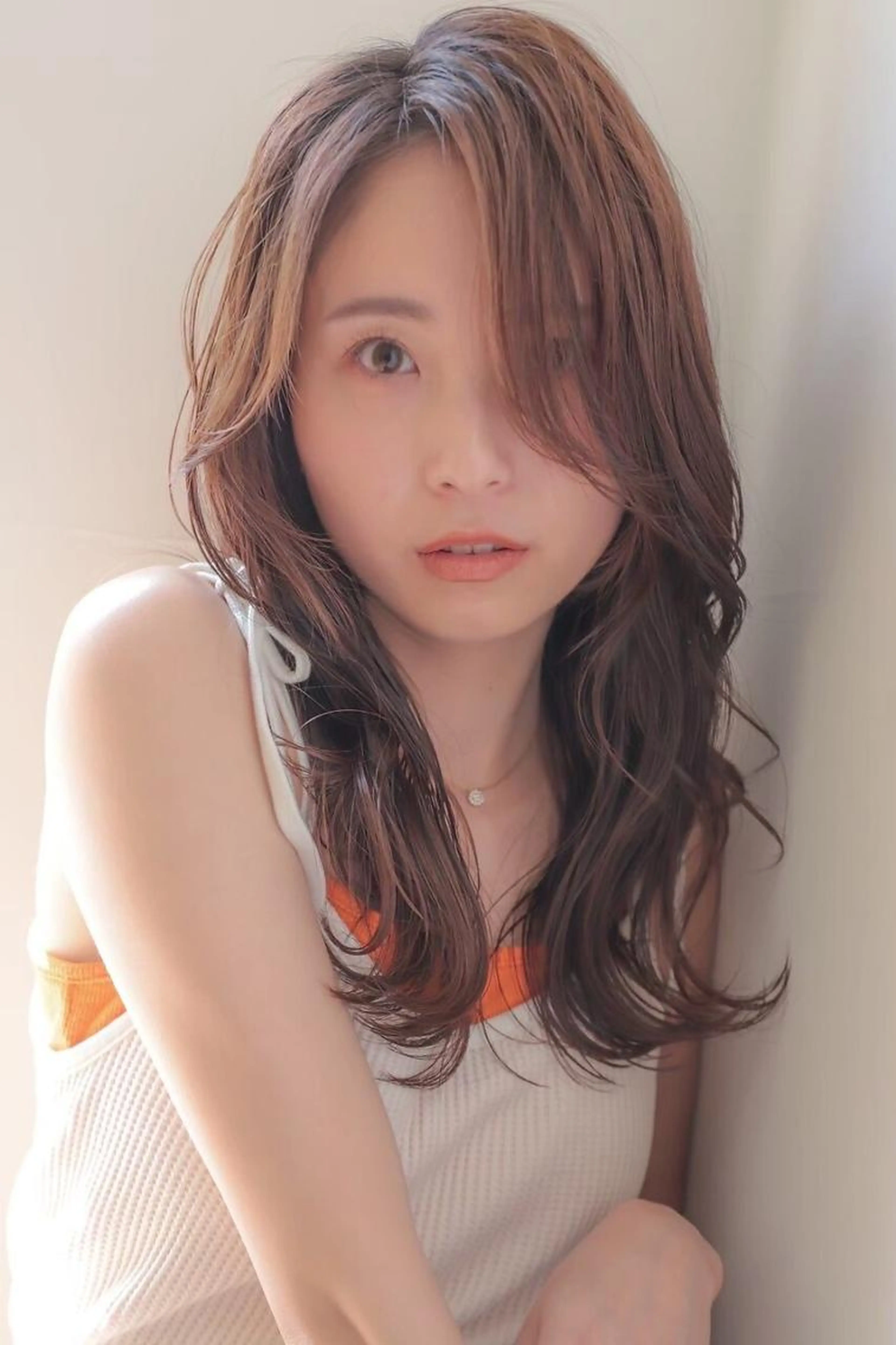 新規🎵カット+カラー+ブリーチハイライト🧡¥15070→ ¥9000の写真