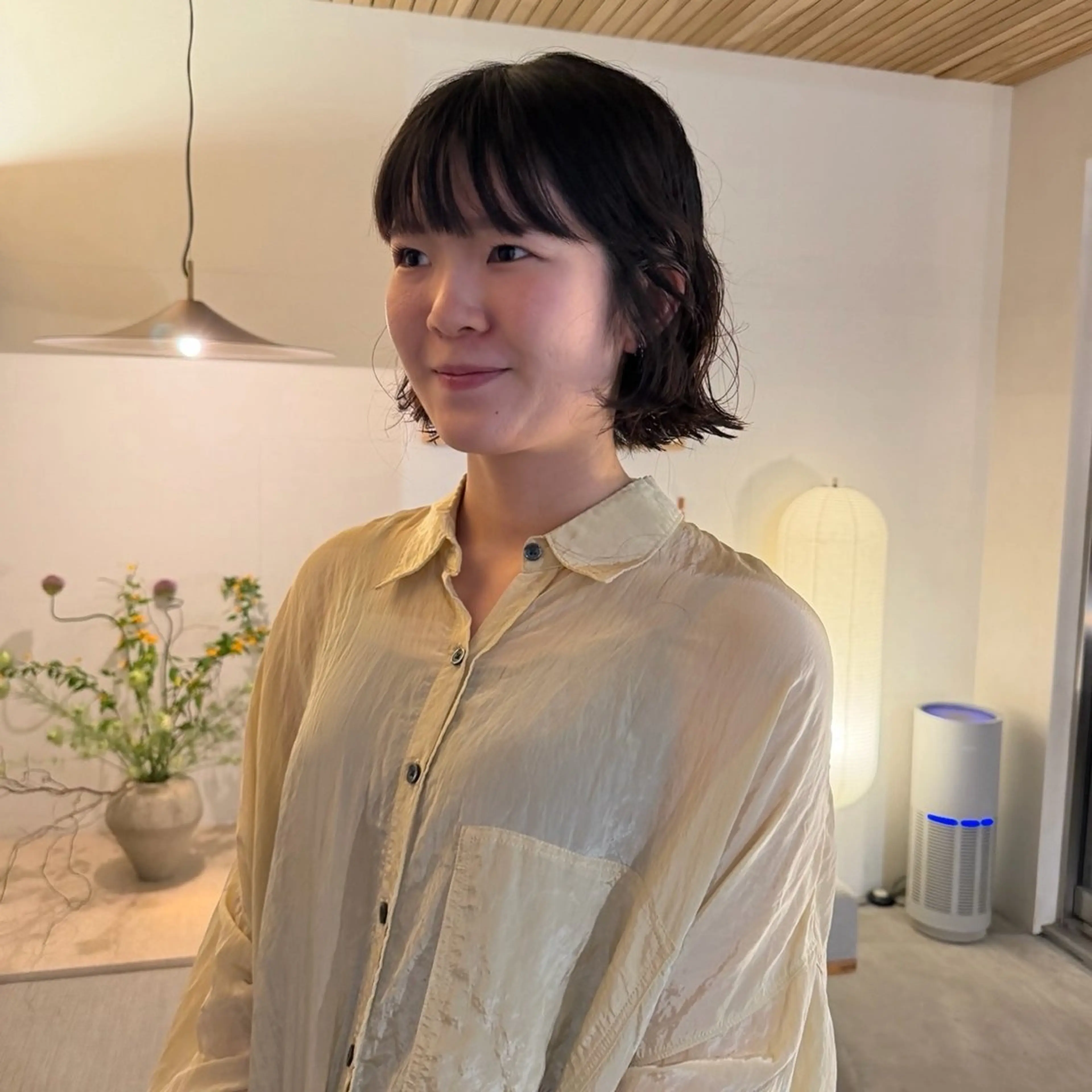 ショート カット パーマ ボブパーマ🥣KON コンナツミのヘアスタイル