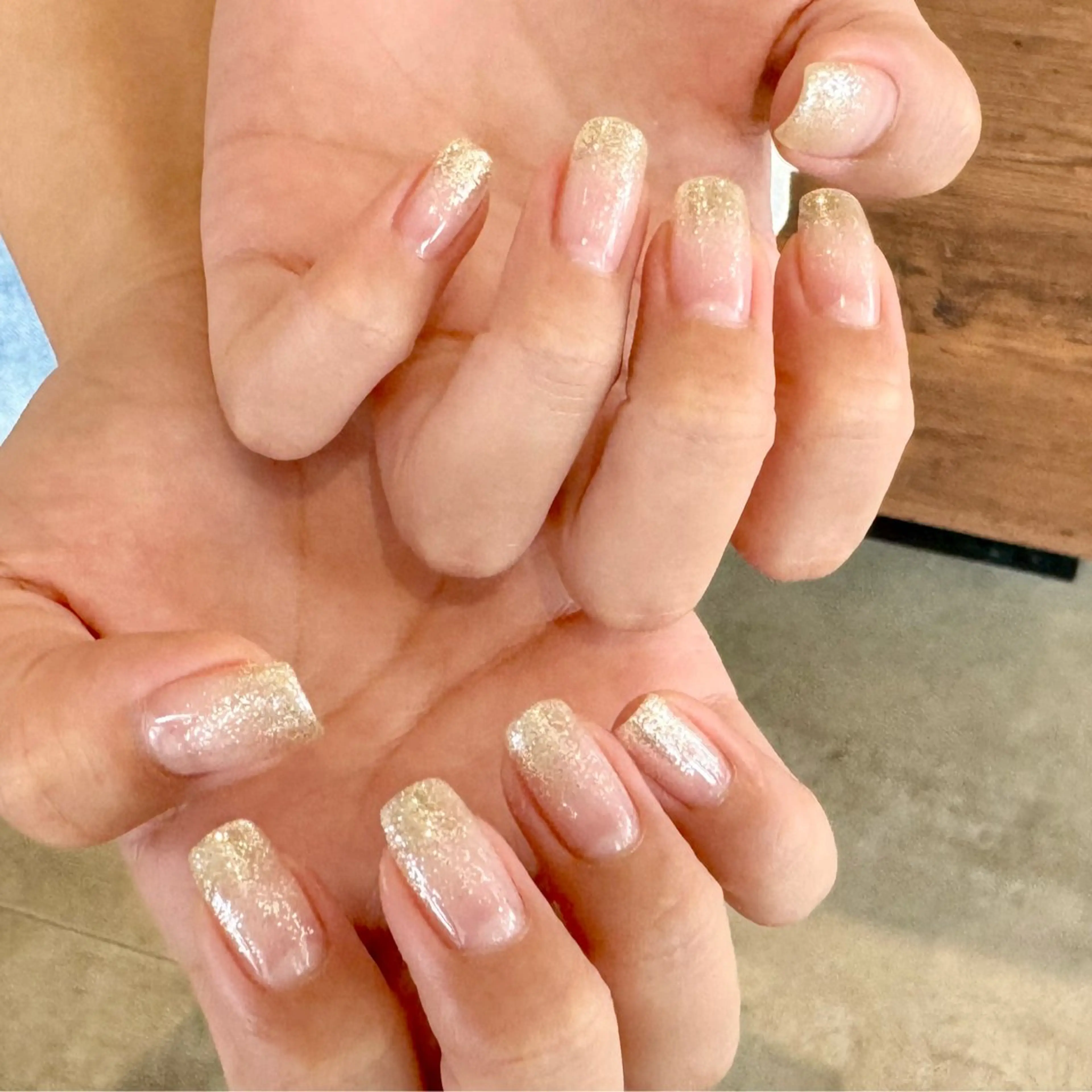 ネイル ラメ(グリッター) ラメグラデーション EARTH浦添店 村吉のネイルデザイン