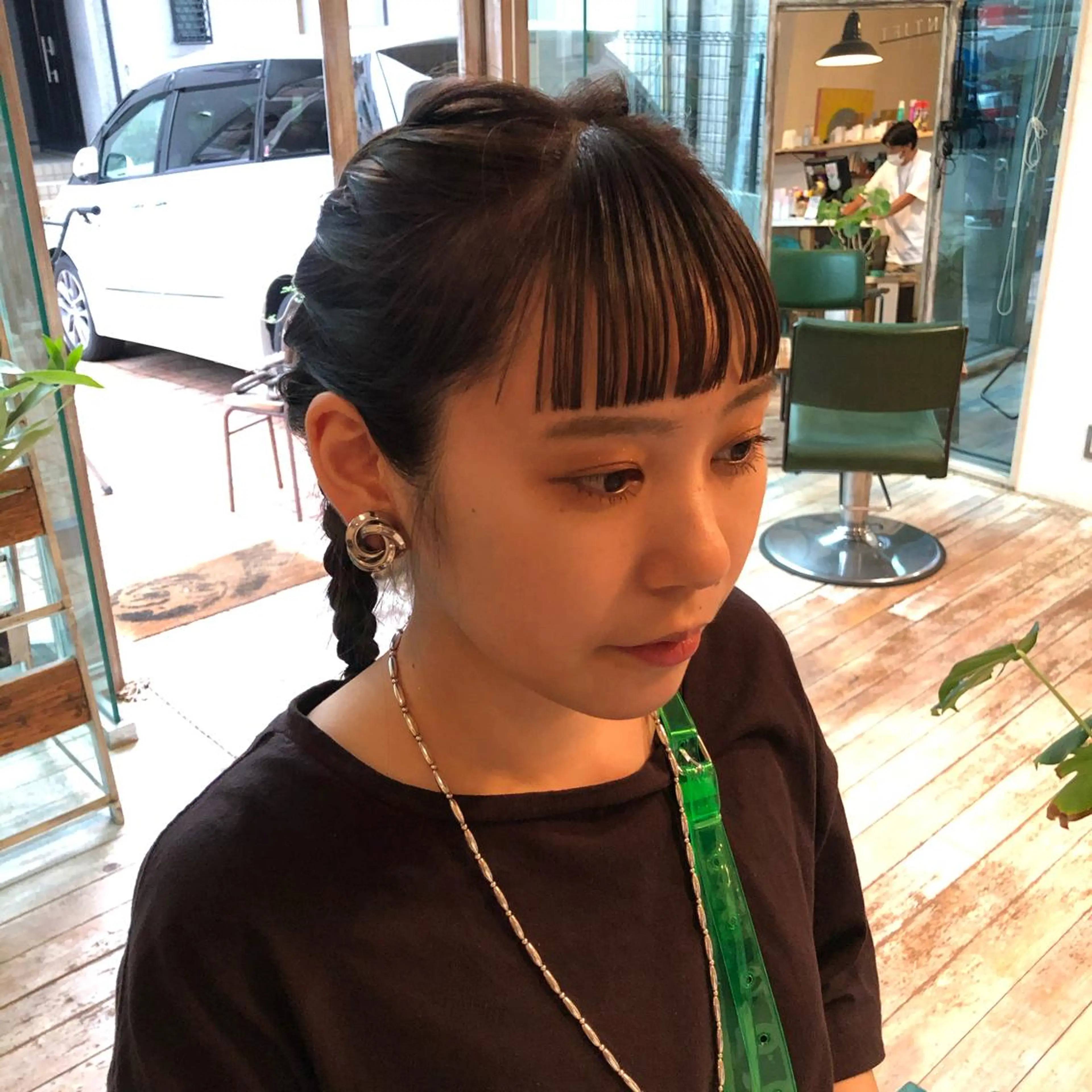 セミロング カラー ヘアアレンジ MAEDA MADOKAのヘアスタイル