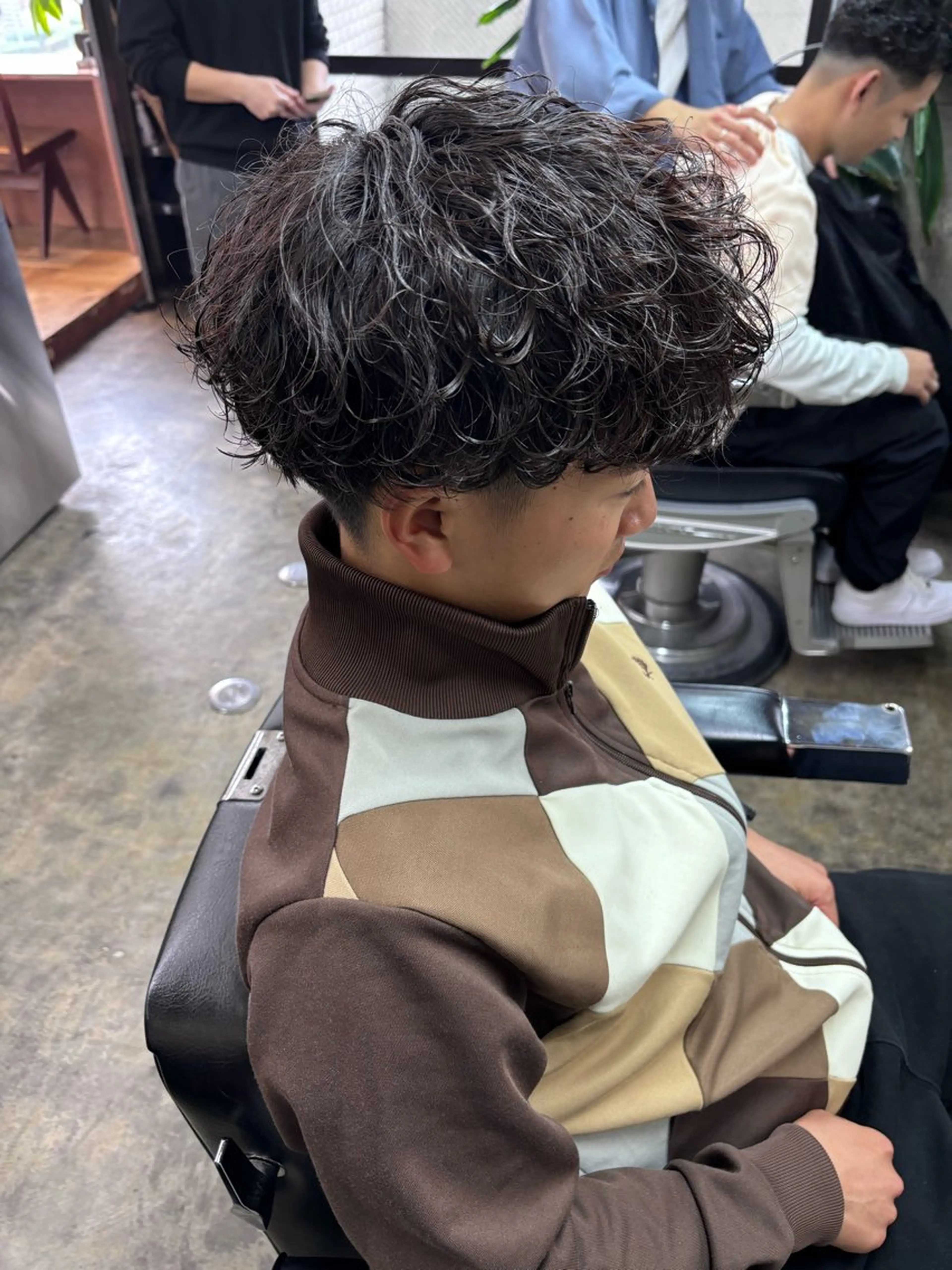 パーマ メンズ カット パーマ トリートメント 土岐 仁/メンズ専門 パーマ特化美容師🌀のヘアスタイル